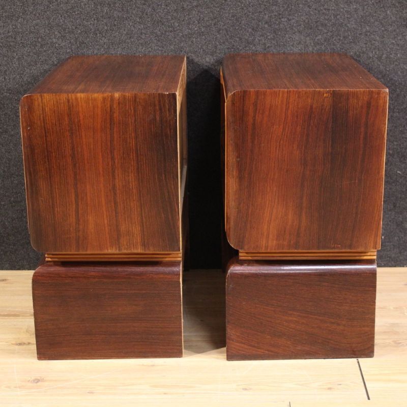 Pair Of Italian Bedside Tables, Mid 20th Century photo 2500.0