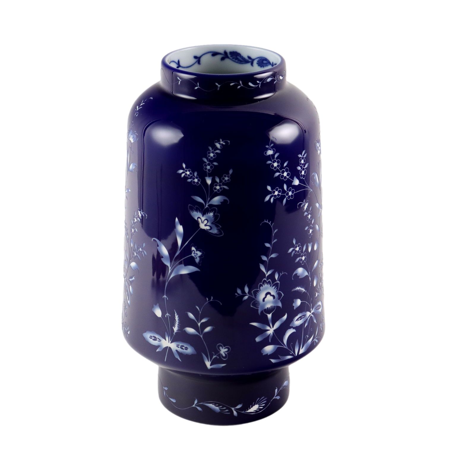 Vintage Vase Vista Alegre By Mendel Heit Porcelain XX Century
