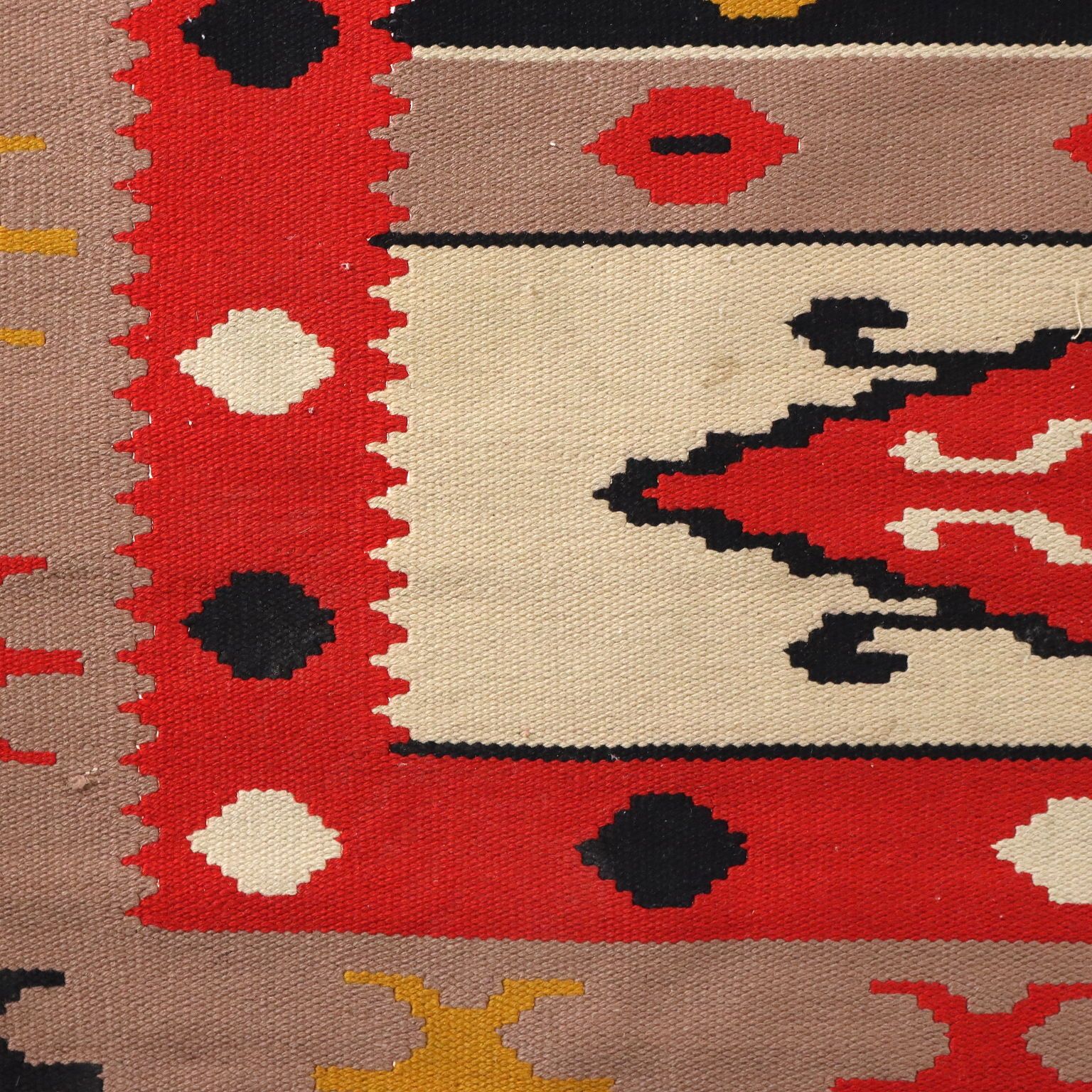 Tapis d'époque asiatique en coton et laine, nœud fin, Turquie, 114 x 75 in photo 370.0