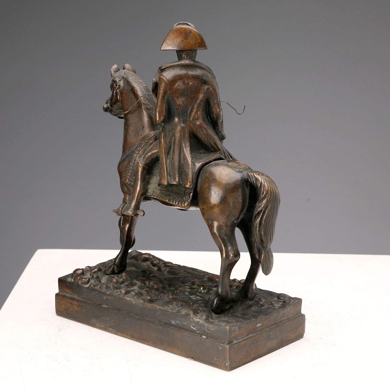 Antique Sculpture Napoleon Bonaparte On Horse XX Century photo 230.0