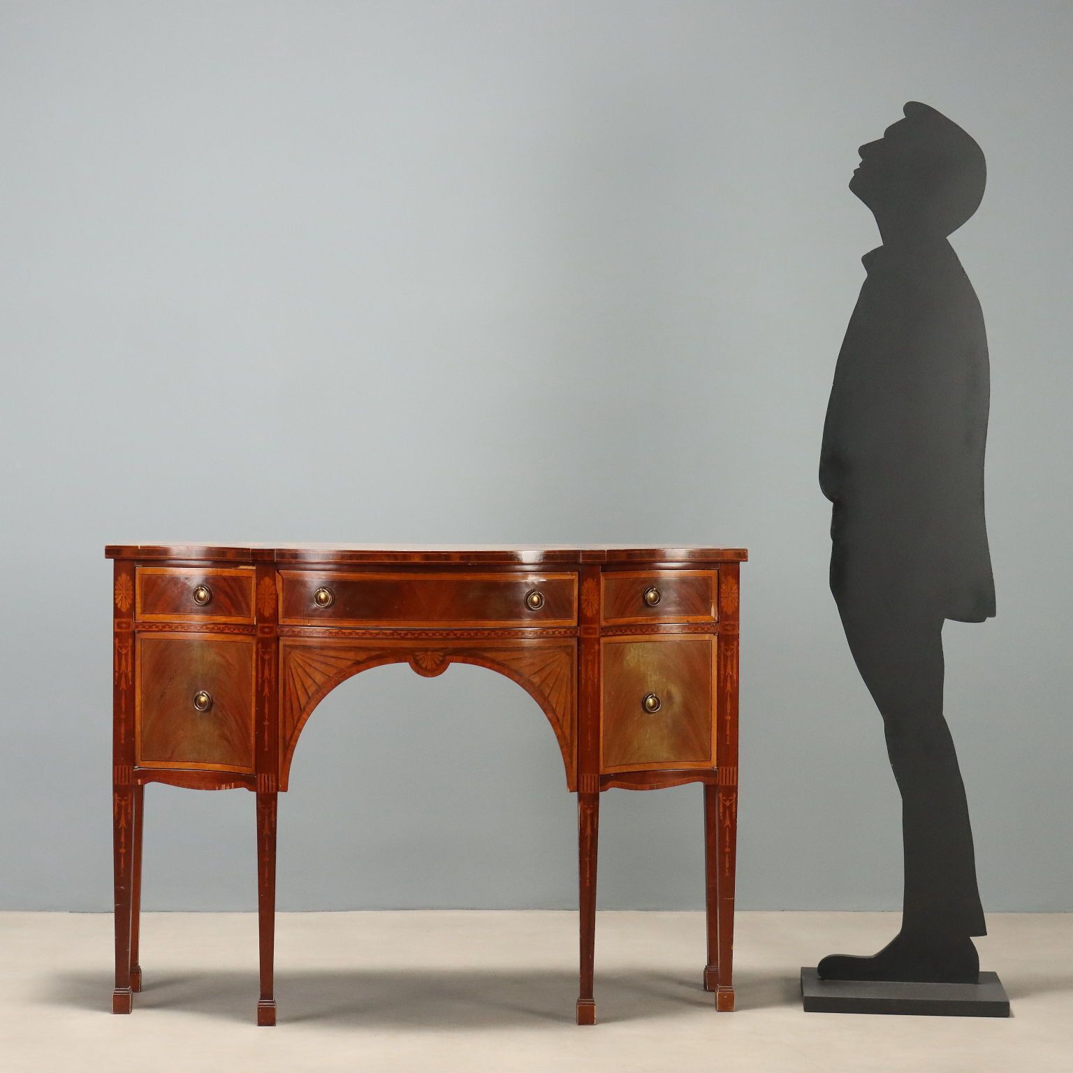 Victorian Style Mahogany Sideboard With Inlays photo furniture