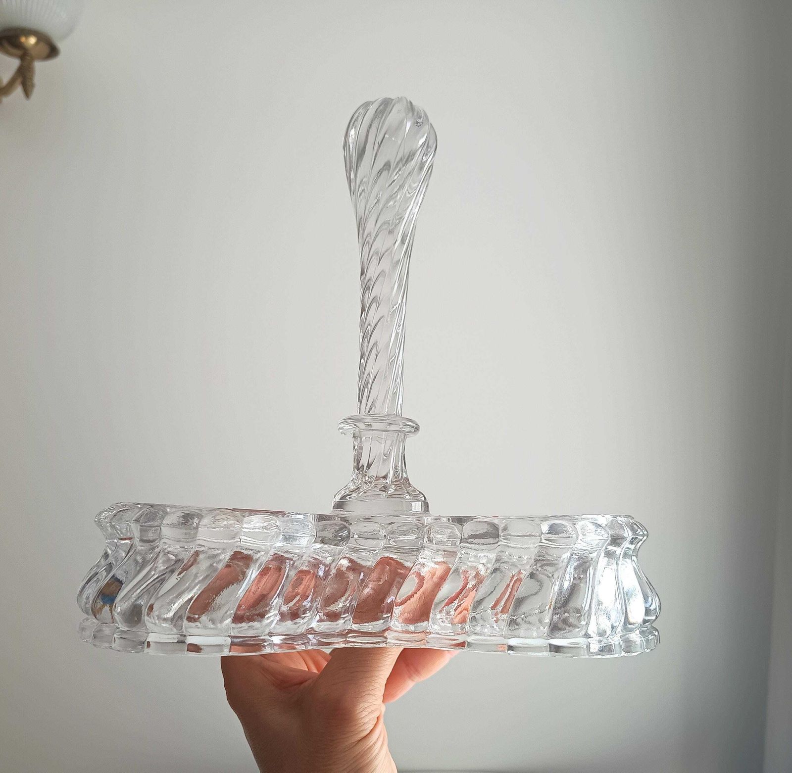 Gesigneerde Baccarat Crystal Bambous Tors Olie- en Azijnset Depose Merk jaren 1890 photo vinterior