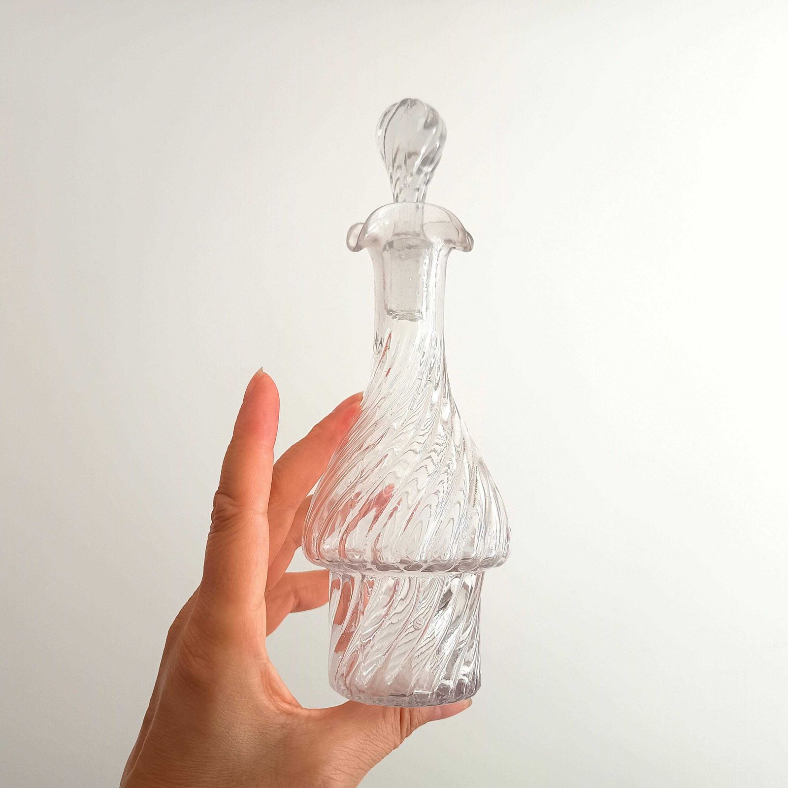 Gesigneerde Baccarat Crystal Bambous Tors Olie- en Azijnset Depose Merk jaren 1890 photo buy