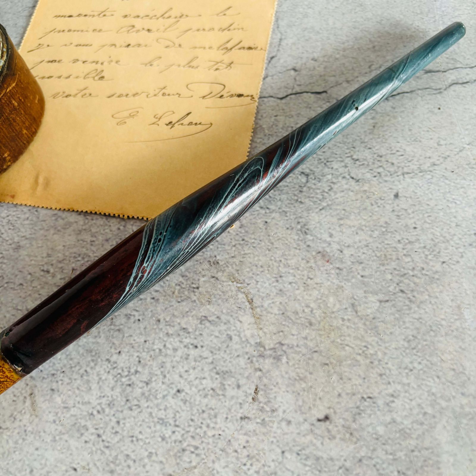 Antieke Midget Oversize Dip Pen photo vinterior
