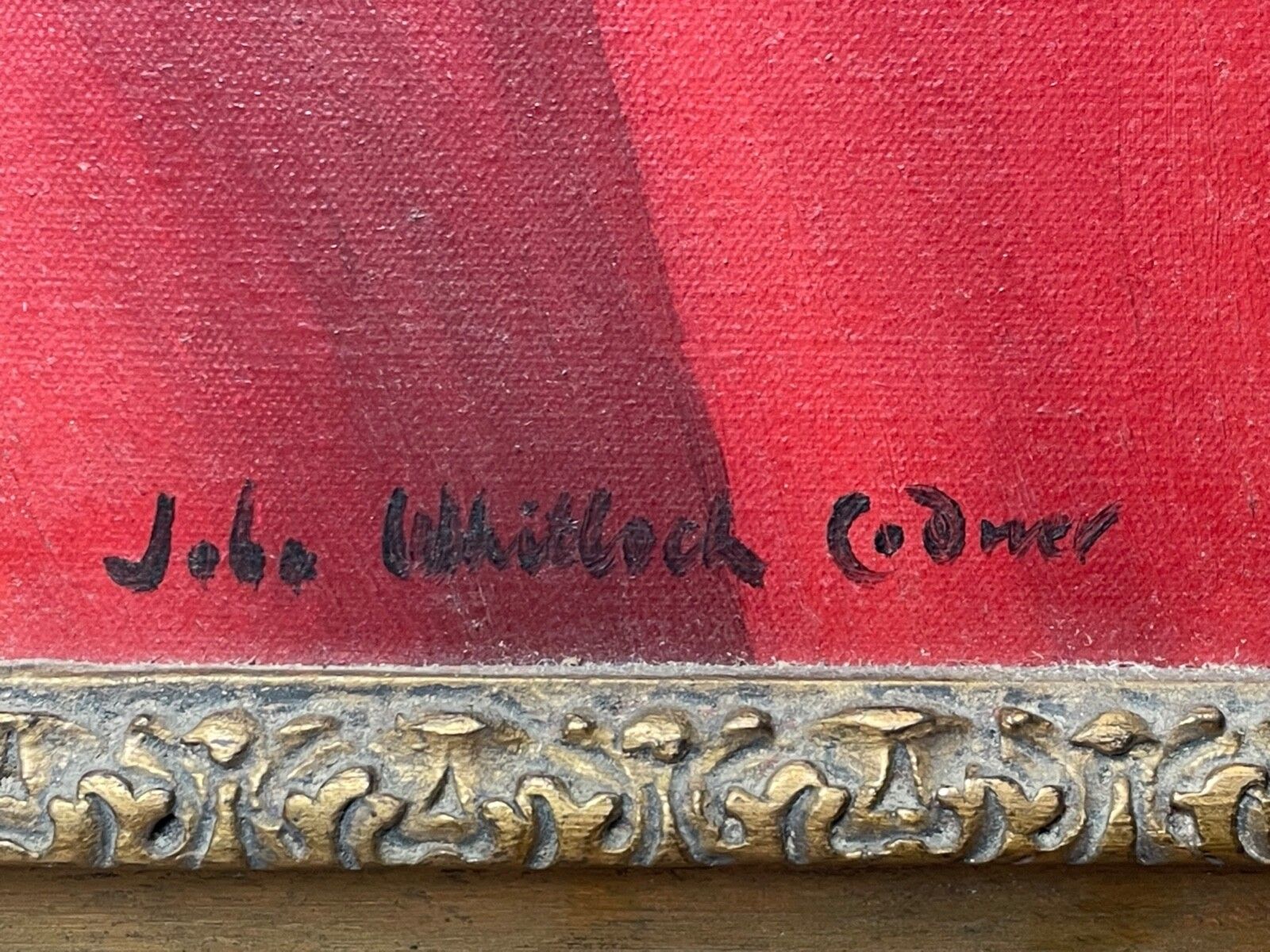 Mid Century Gesigneerd Juridisch Olieverfportret van Mr Justice Paul Storr in Rechtbankkleding, John Codner photo vintage