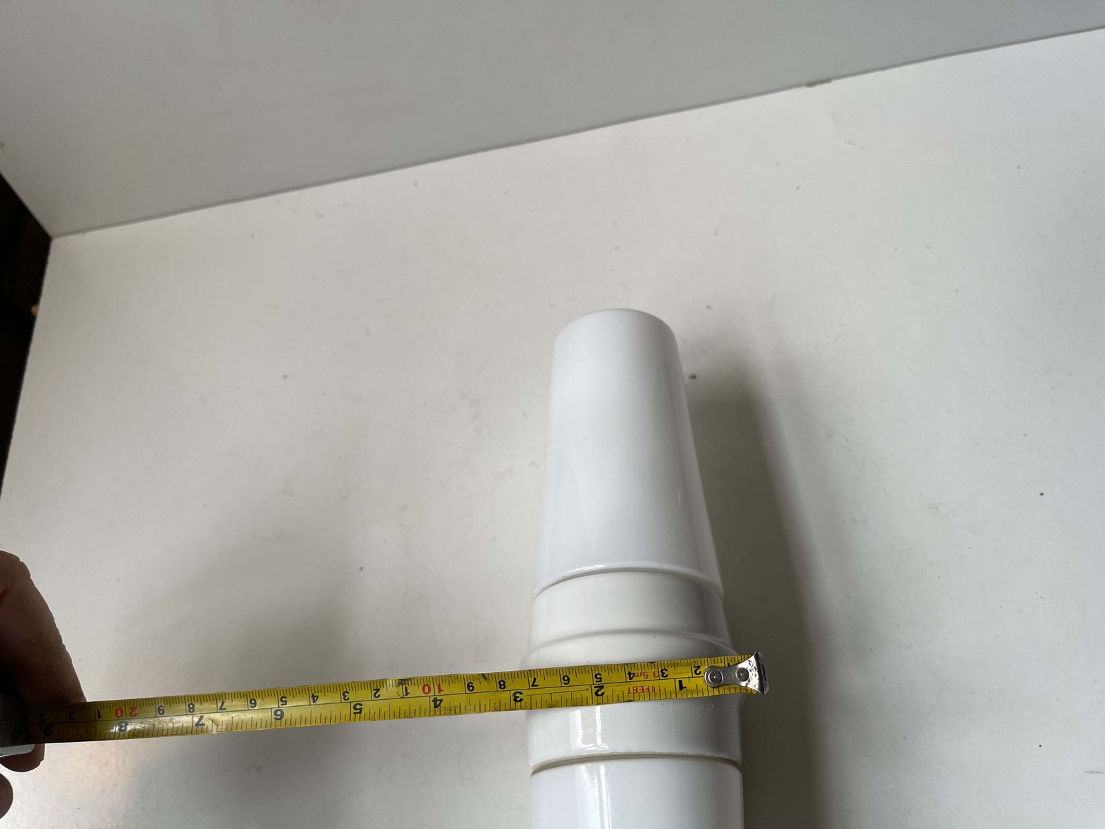 Scandinavian Minimalist White Dual Bathroom Lamp By Sigvard Bernadotte For Ifö photo vinterior