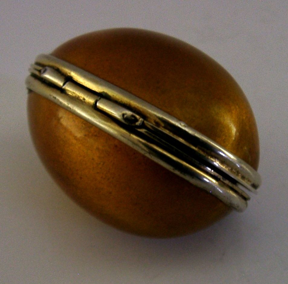 Boîte en argent massif sterling doré et émaillé, 1994, 26 g photo vinterior