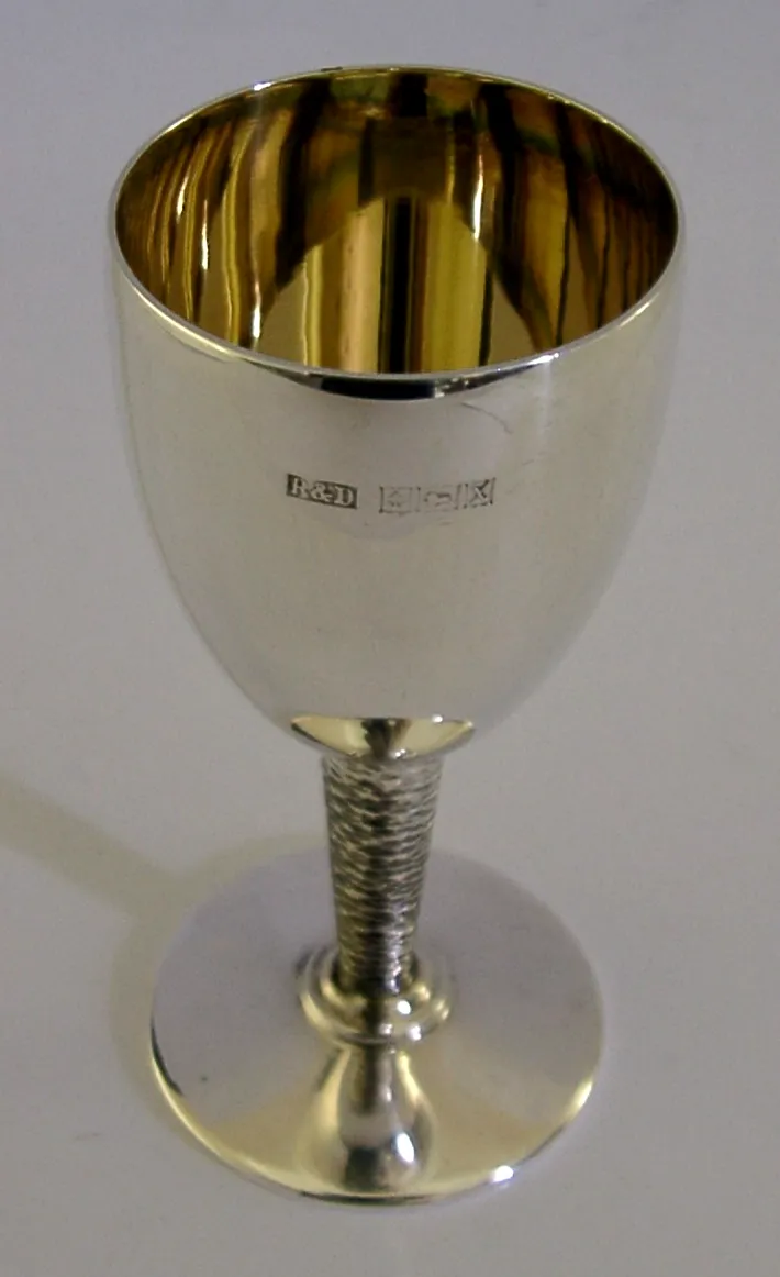 Gobelet mid-century modern en argent sterling 1972, art de la table photo buy