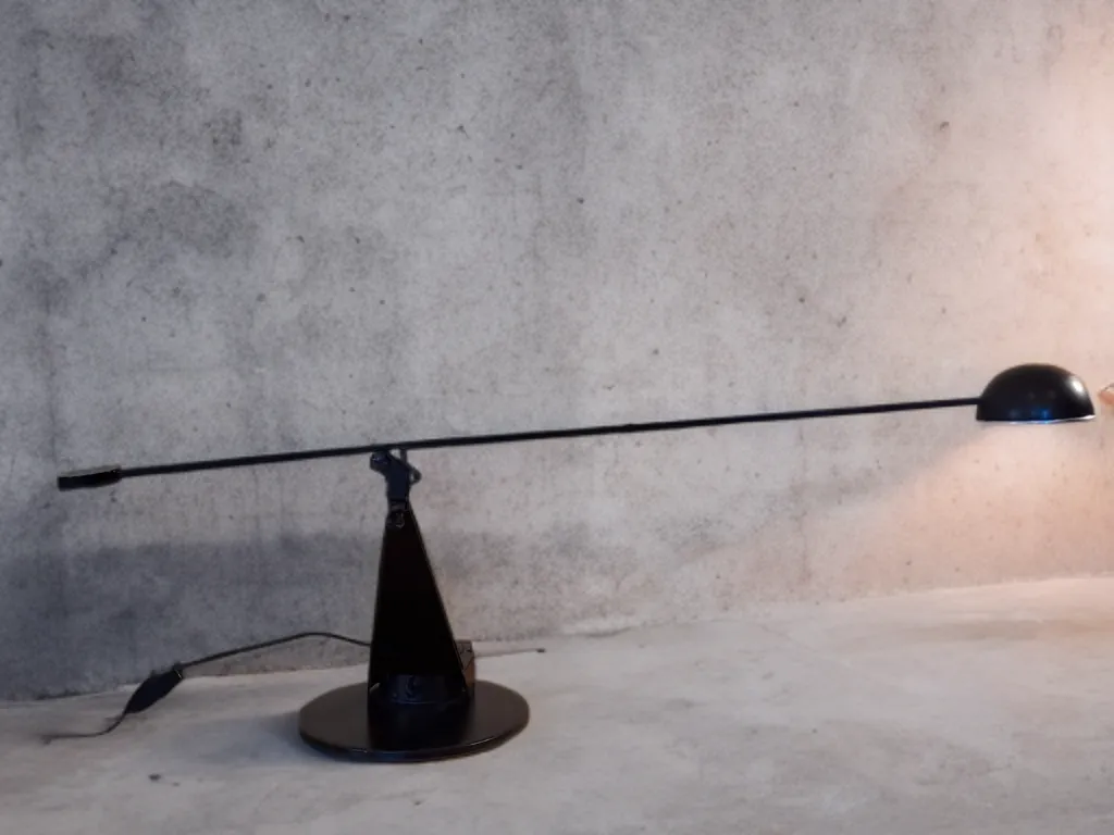 photo furniture Table Articulate Lamp By Fase, Spanish Vintage 1980s