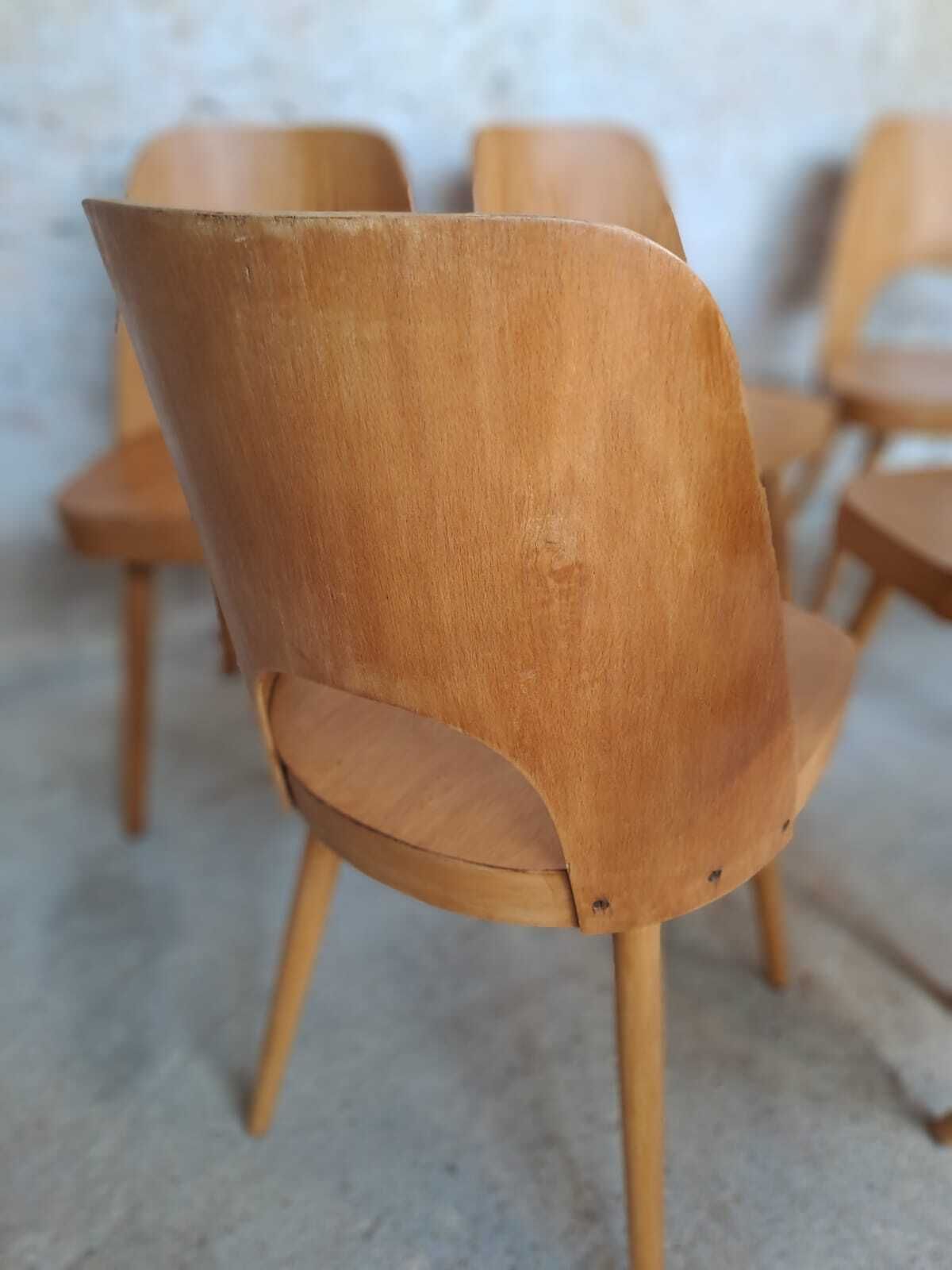 photo furniture Ton 515 Chairs By Oswald Haerdtl, Czech Mid Century 1960s,  Set Of 8