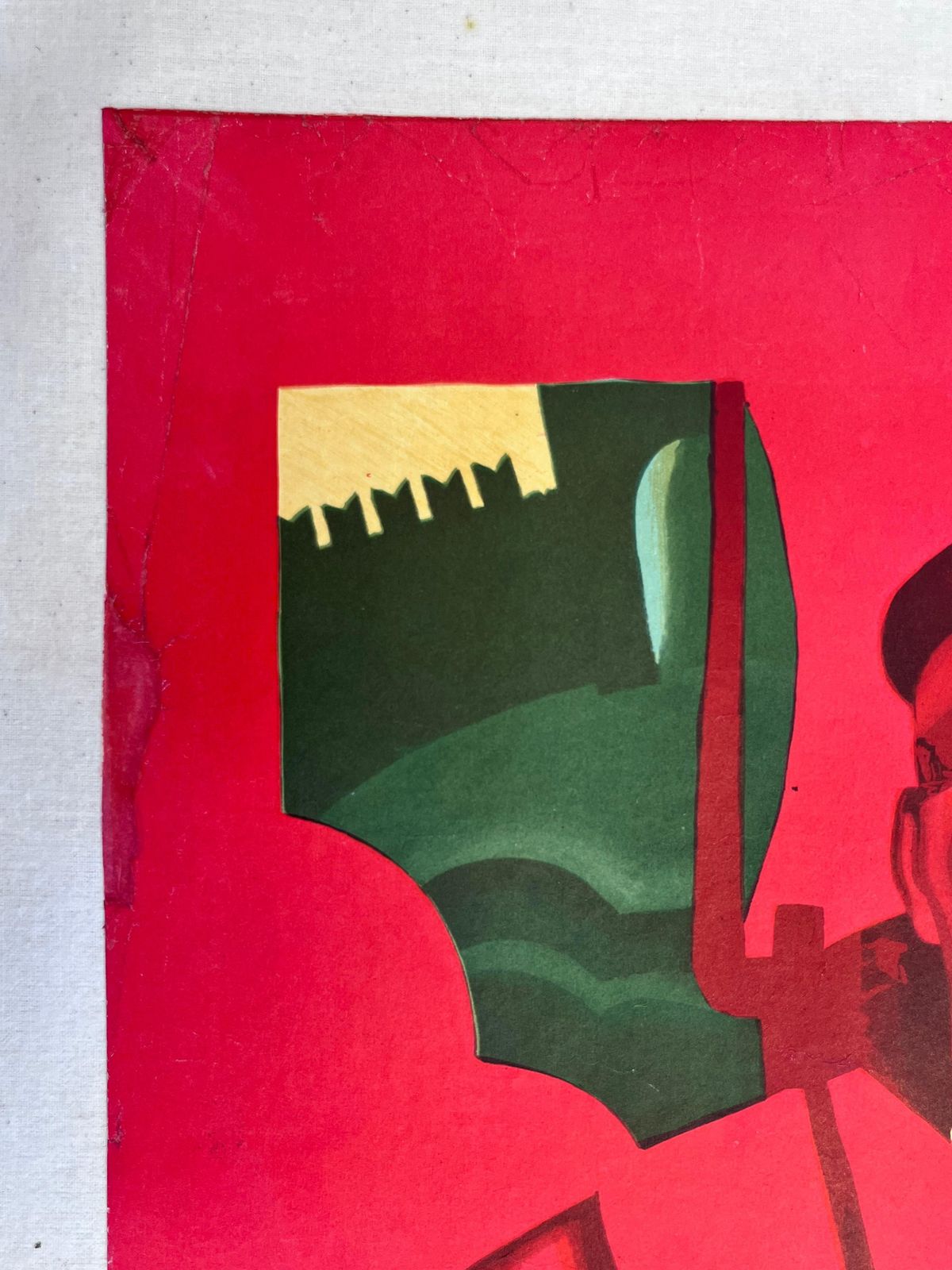 Xxl Russische Sovjet Propagandaposter, Cccp, ca. jaren 1950, Gemerkt photo 4012.0