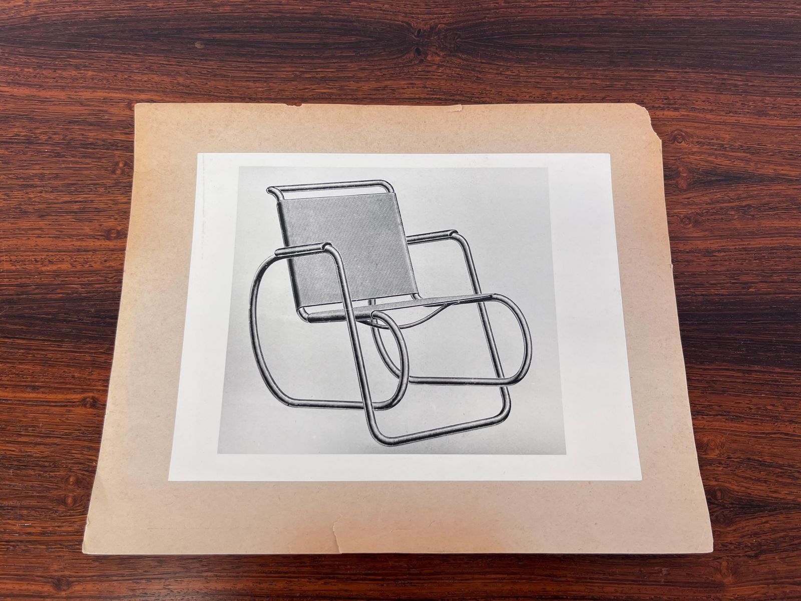 Original Photo Of Erich Dieckmann Lounge Chair From 1930s   1950 photo Furniture