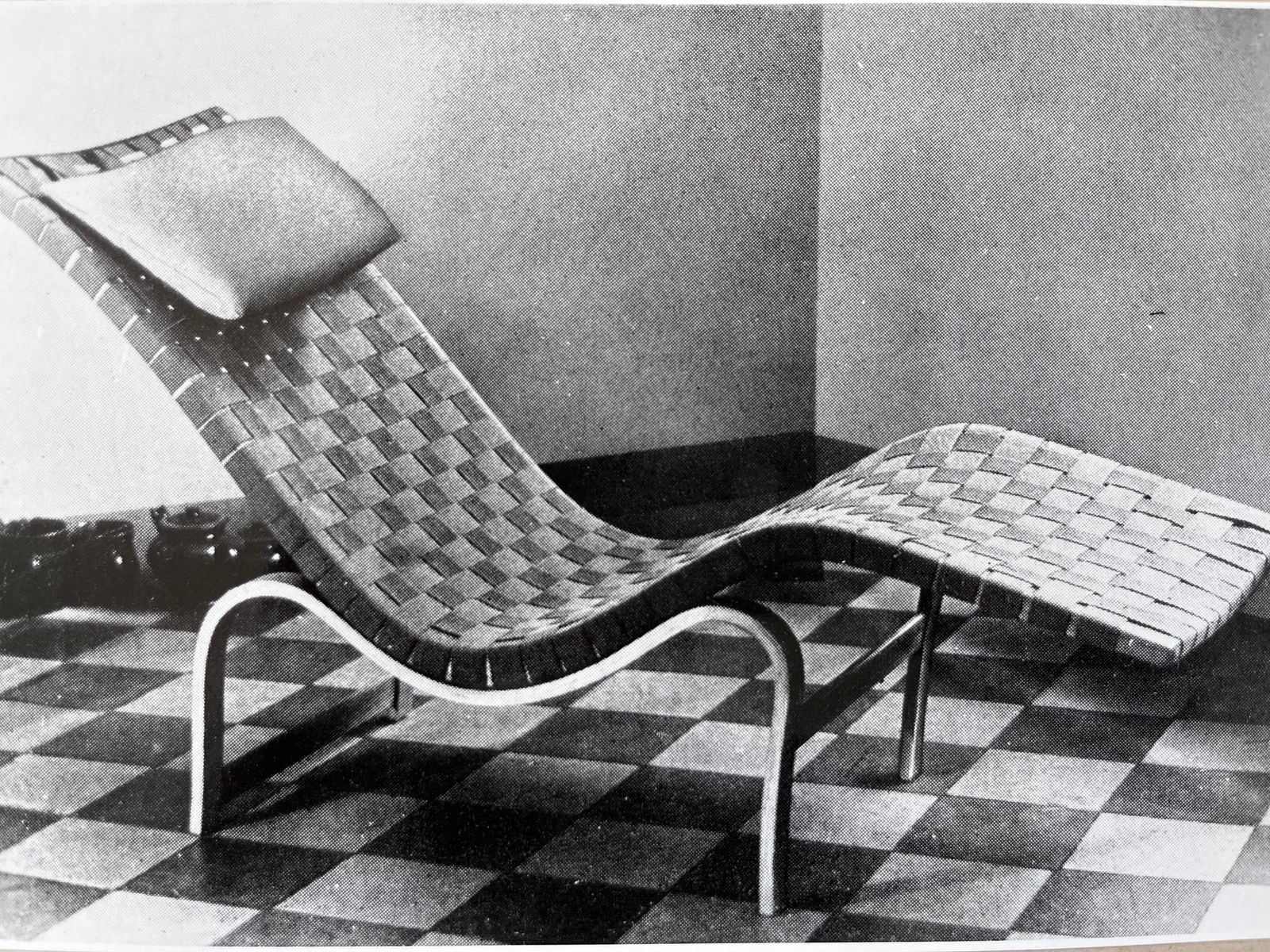 Original Photo Of Bruno Mathsson Lounge Chair / Finland   1950 photo Furniture