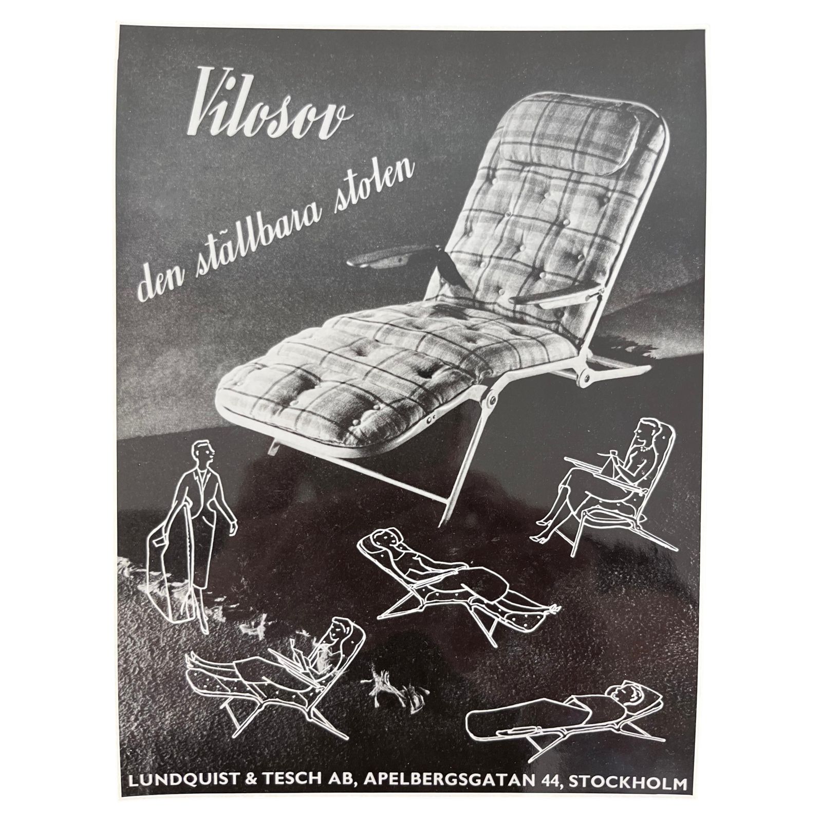 Photo du fauteuil « Vilosov » de C Edvard Lundquist, 1950