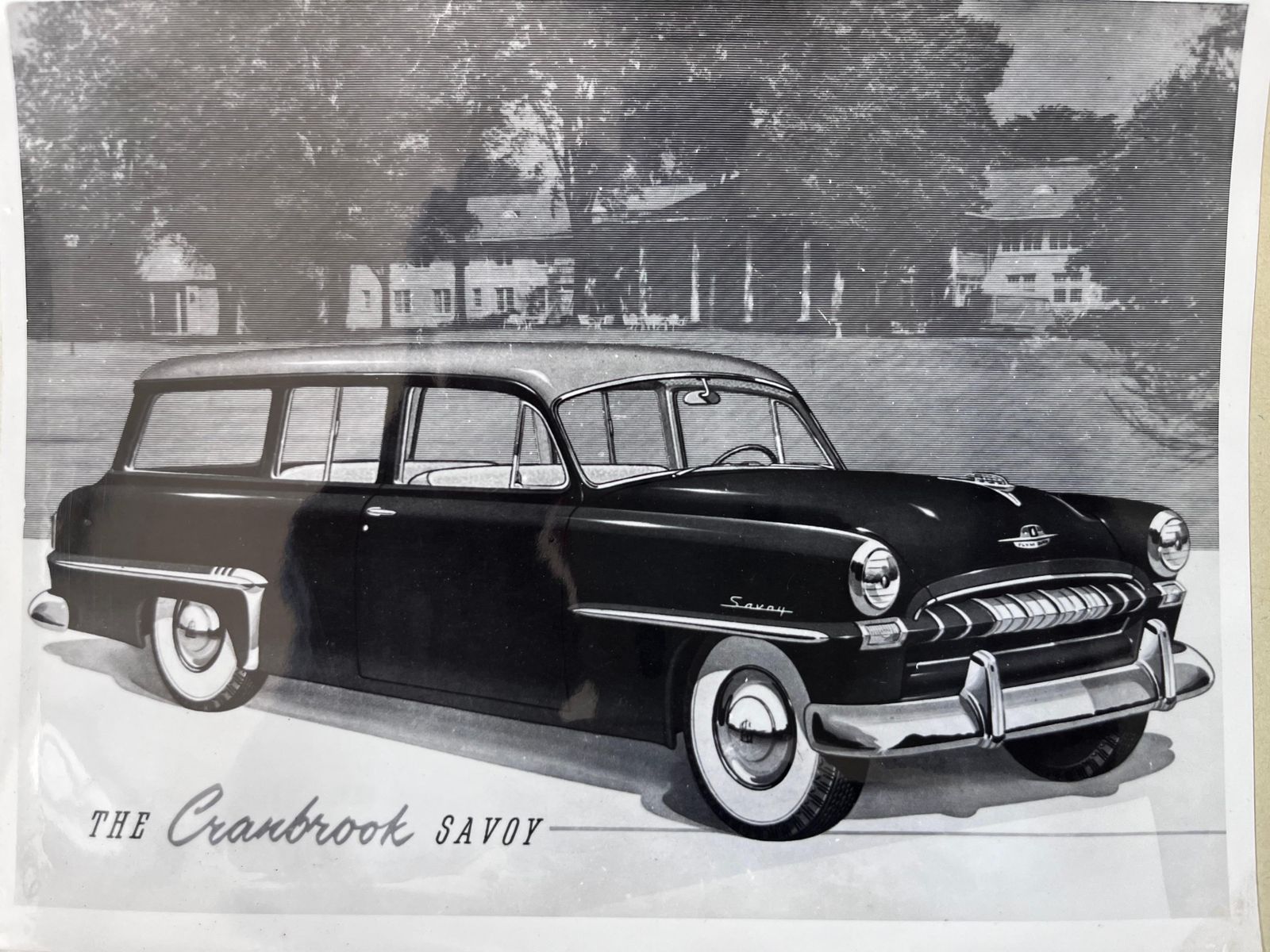 Originele foto van een Plymouth Cranbrook Savoy, ca. jaren 1950 photo for sale