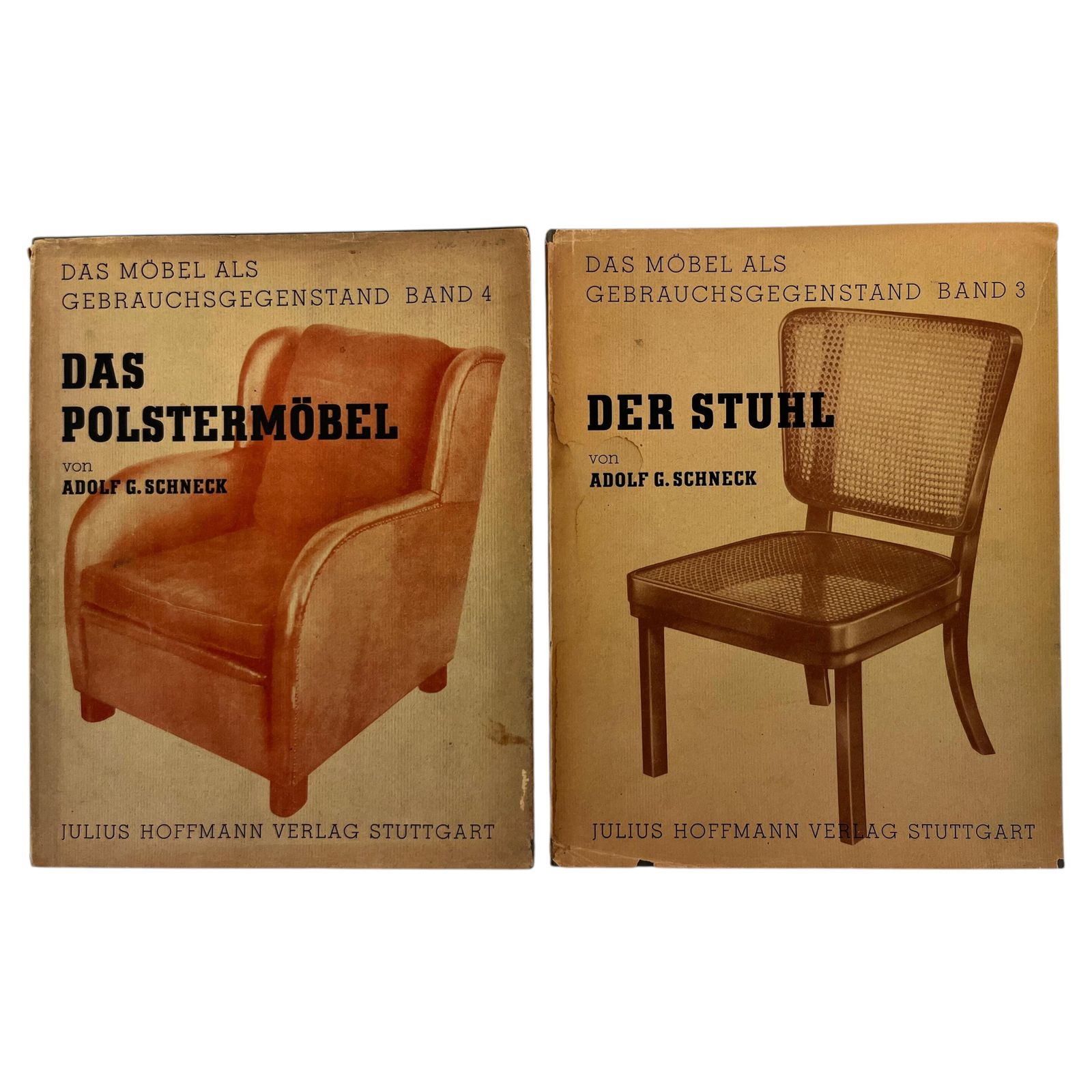 Das Möbel Als Gebrauchsgegenstand Band III+IV   Adolf G.Schneck   1930s