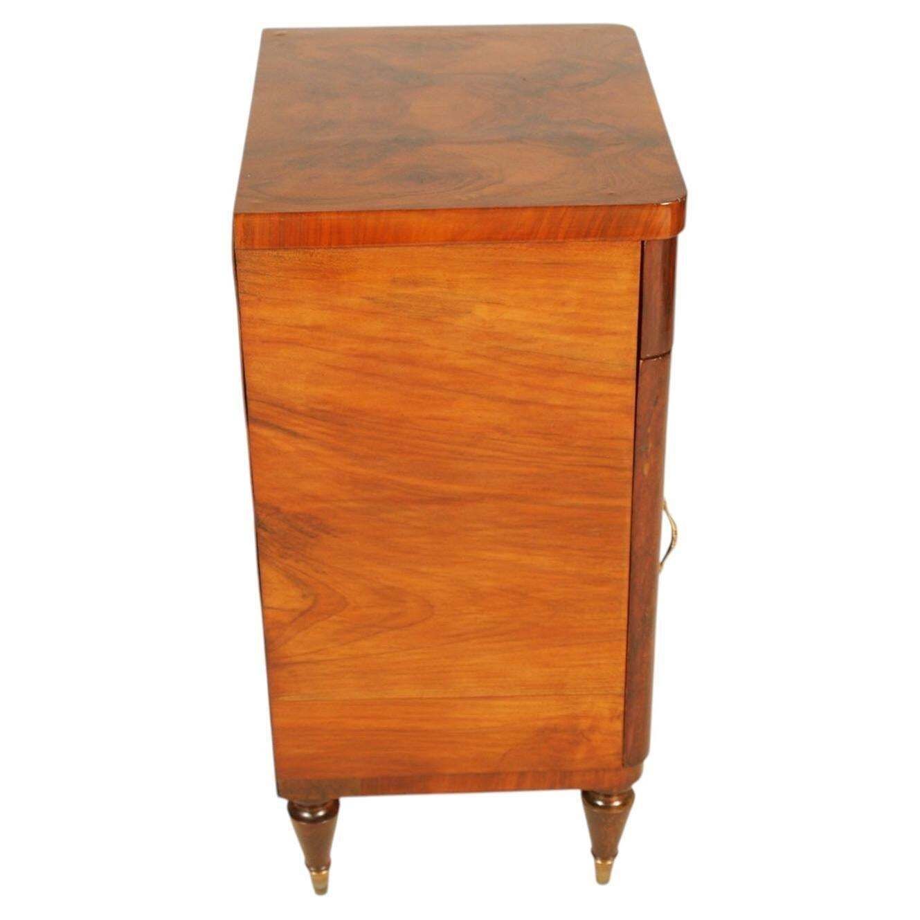 photo furniture Paar Italiaanse Art Deco Kastjes in Wortelnoten Fineer door Atelier Di Varedo, jaren 1930