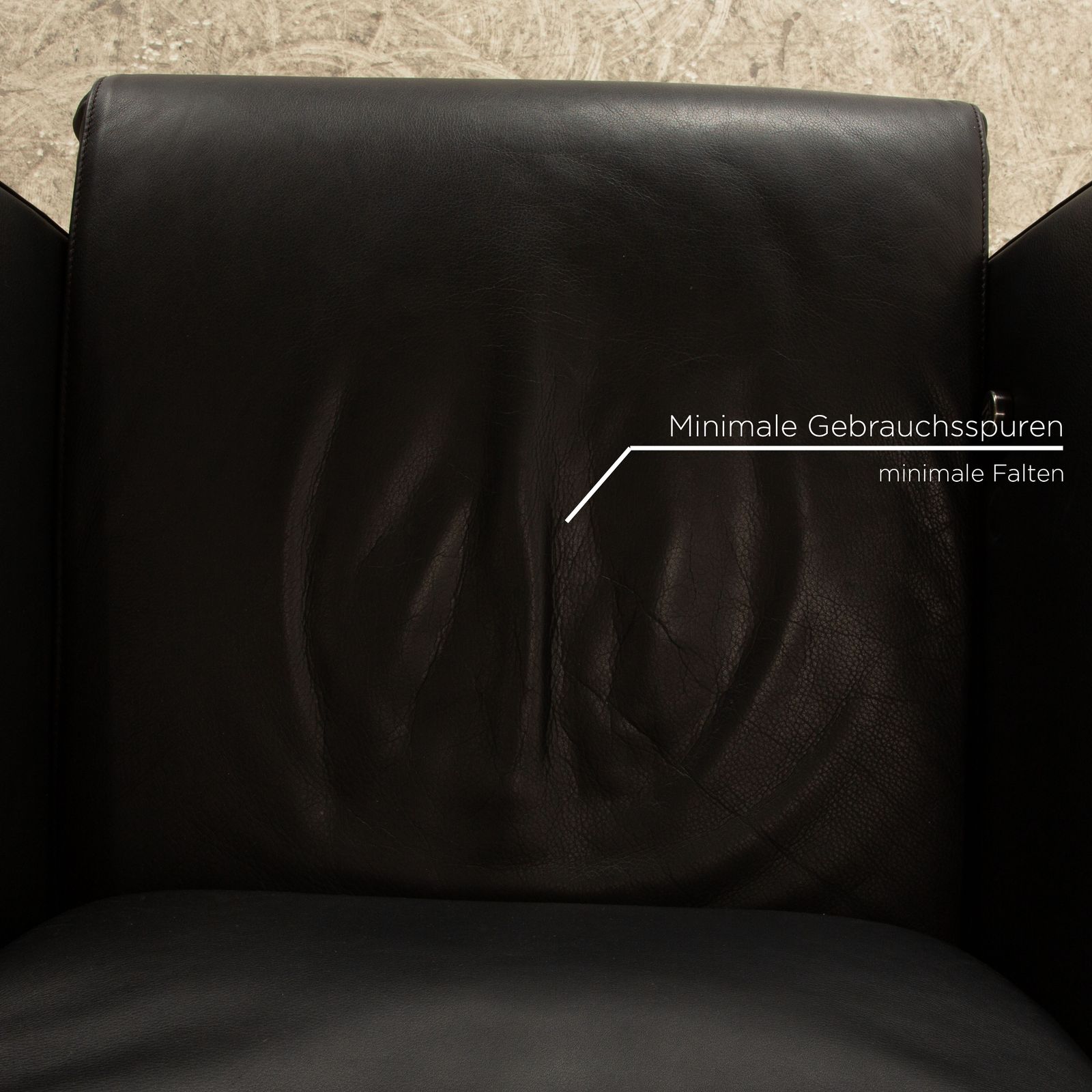 Fsm Filou Leren Fauteuil Zwart Large photo Meubels