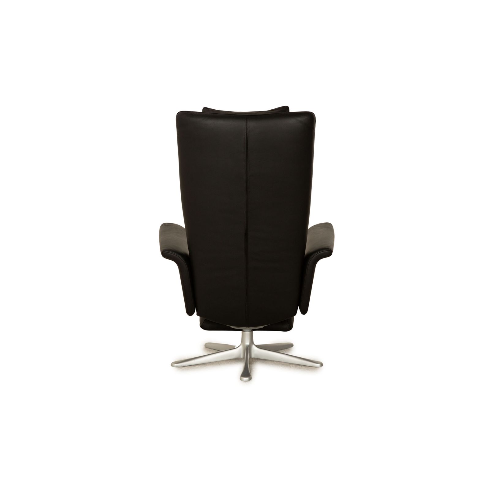 Fsm Filou Leren Fauteuil Zwart Large photo vintage