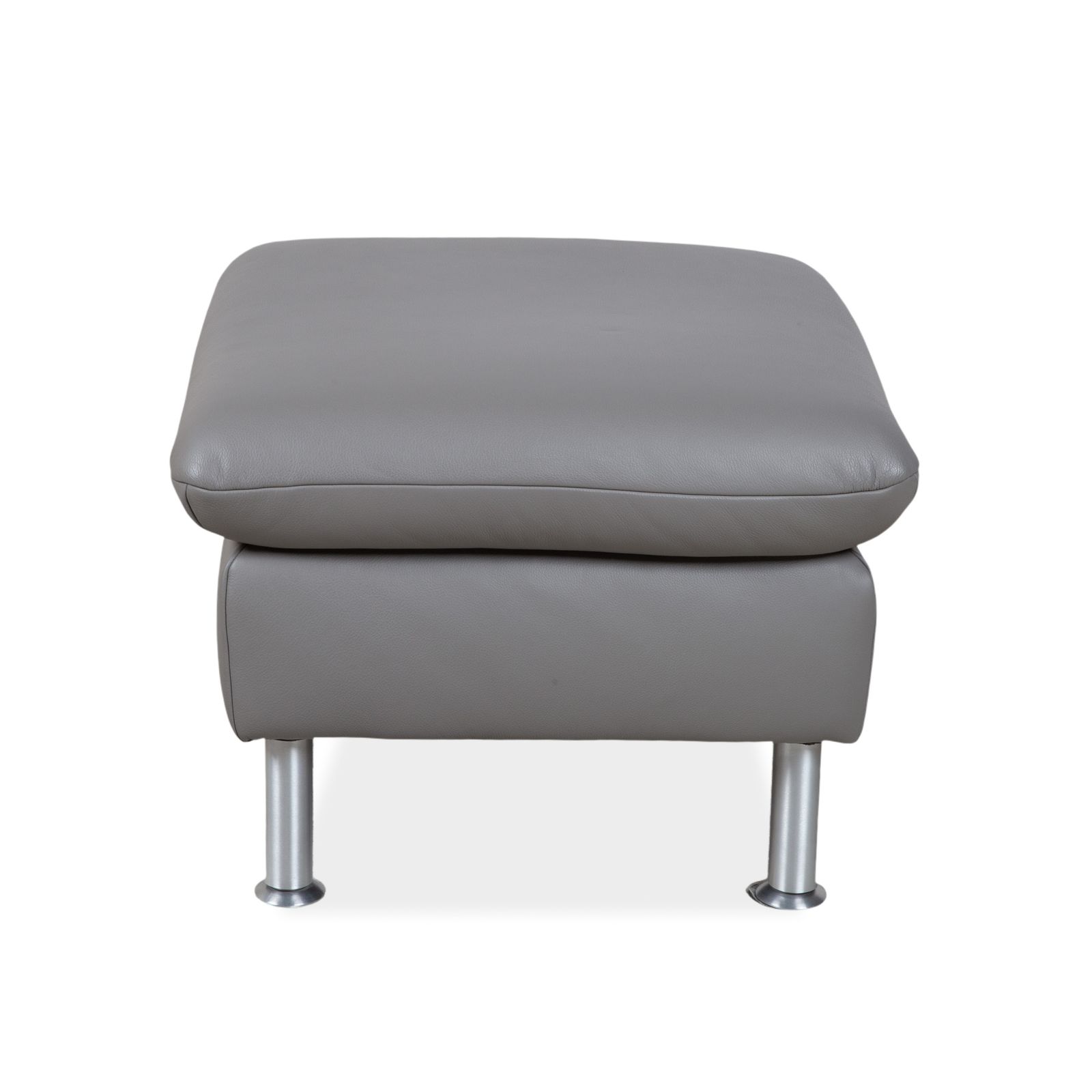 Repose-pied Koinor Elena en cuir gris photo vintage