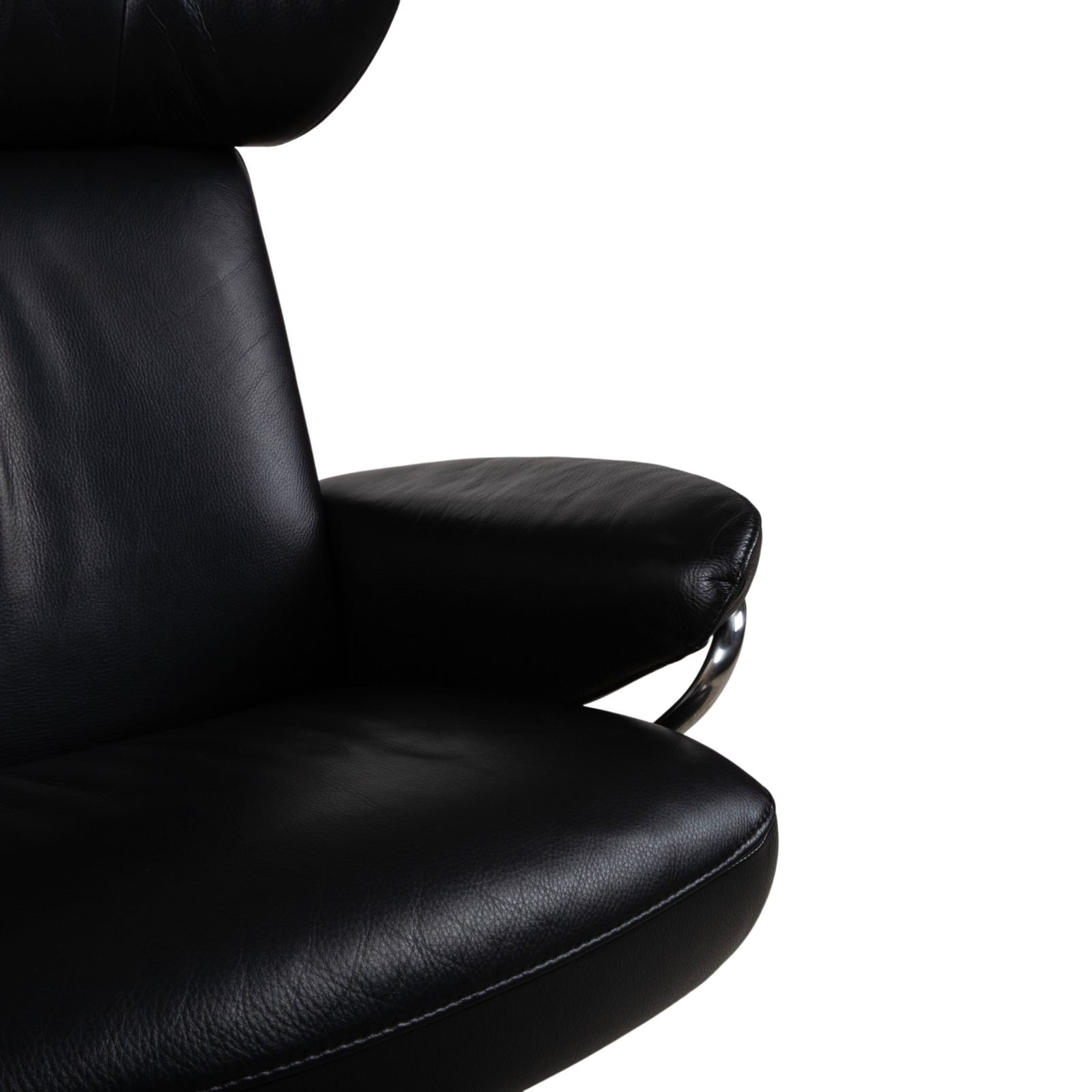 Fauteuil inclinable Stressless Jazz en cuir noir, taille L, fonction inclinable photo 2123.0