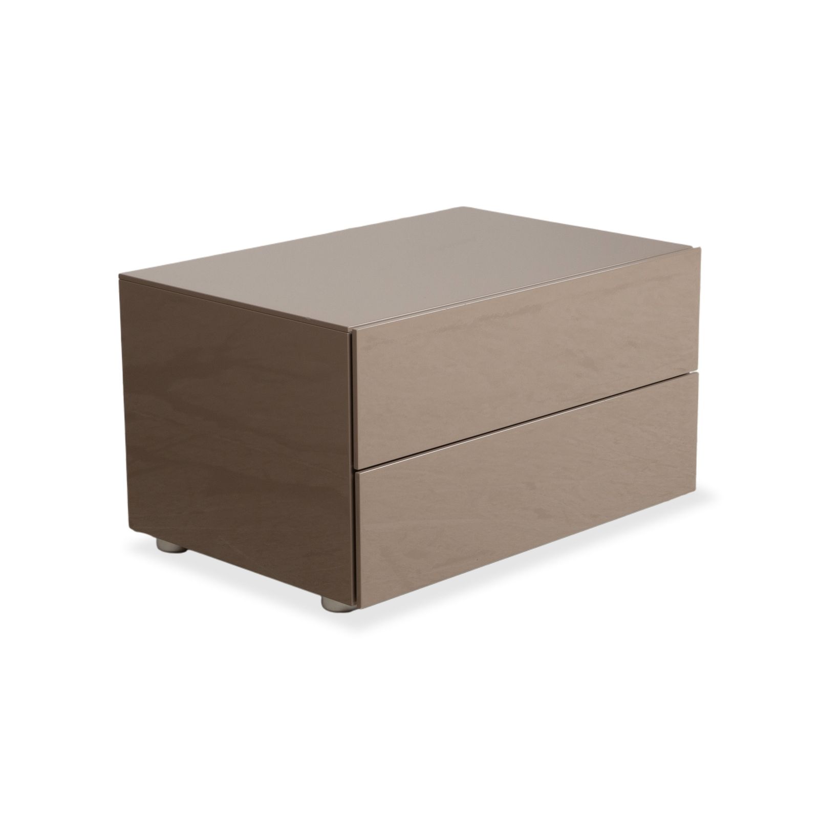 Poliform Dream Wooden Sideboard Taupe Nightstand photo for sale