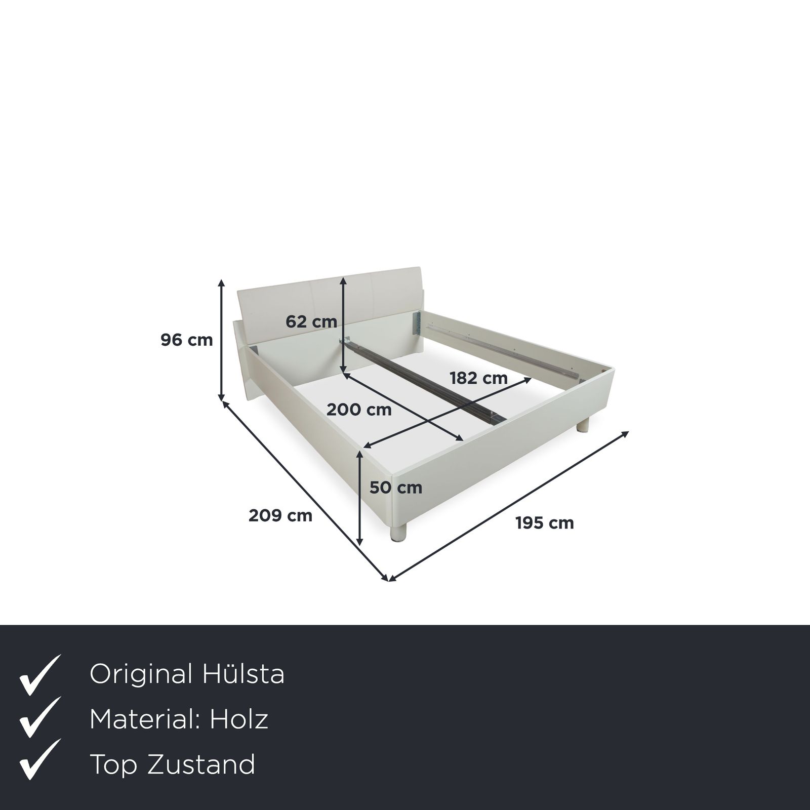 Hülsta Houten Bed Wit photo furniture