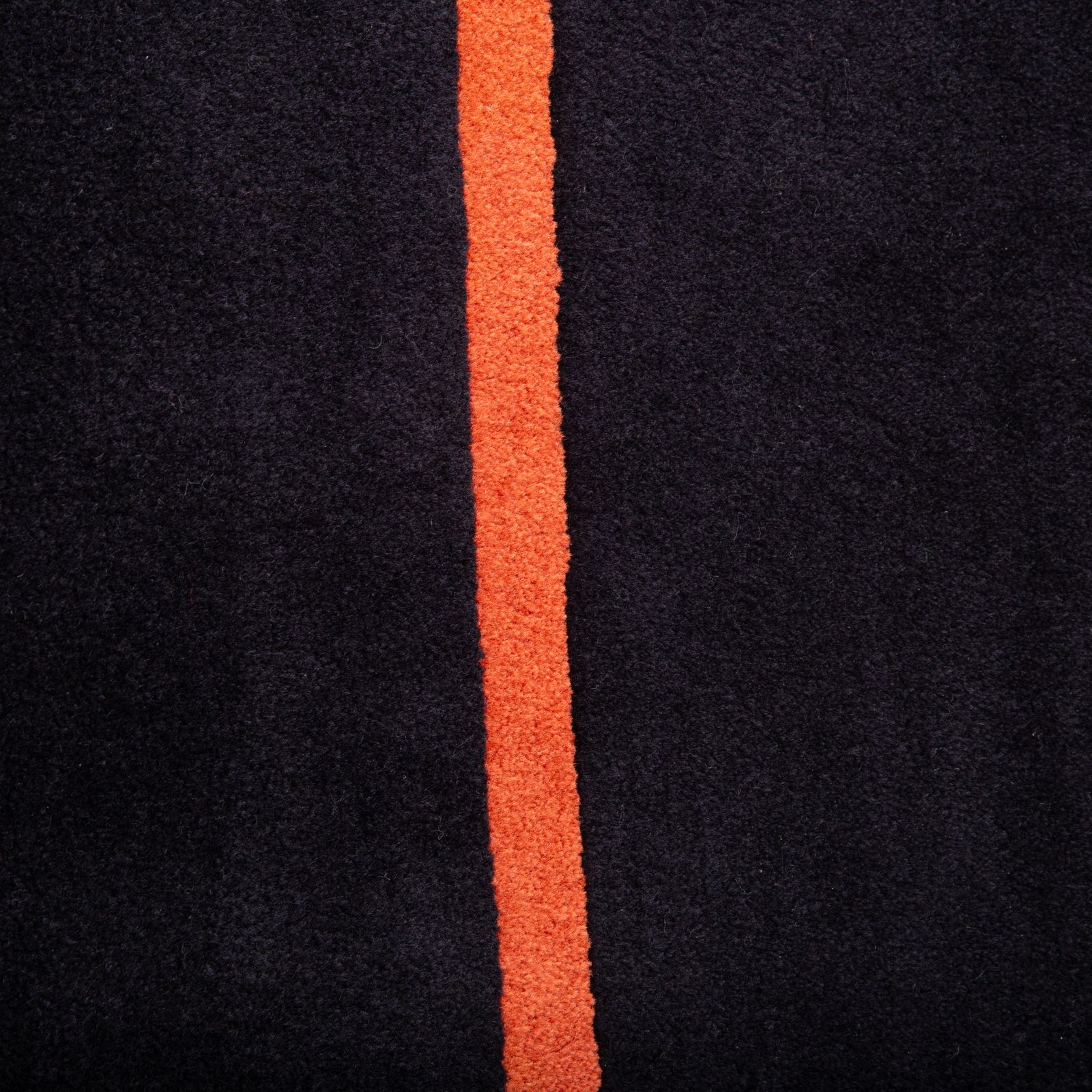 Tapis Jab Anstoetz Frame en laine, noir/orange, 200 x 200 cm photo Textiles