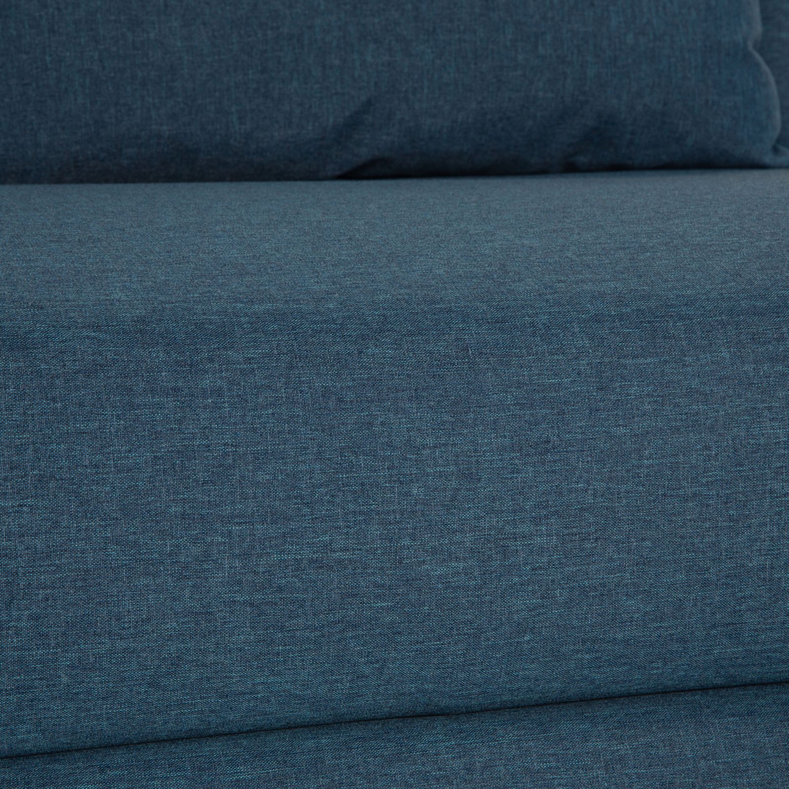 Canapé 3 places Ligne Roset Multy en tissu, retapissé, bleu photo for sale