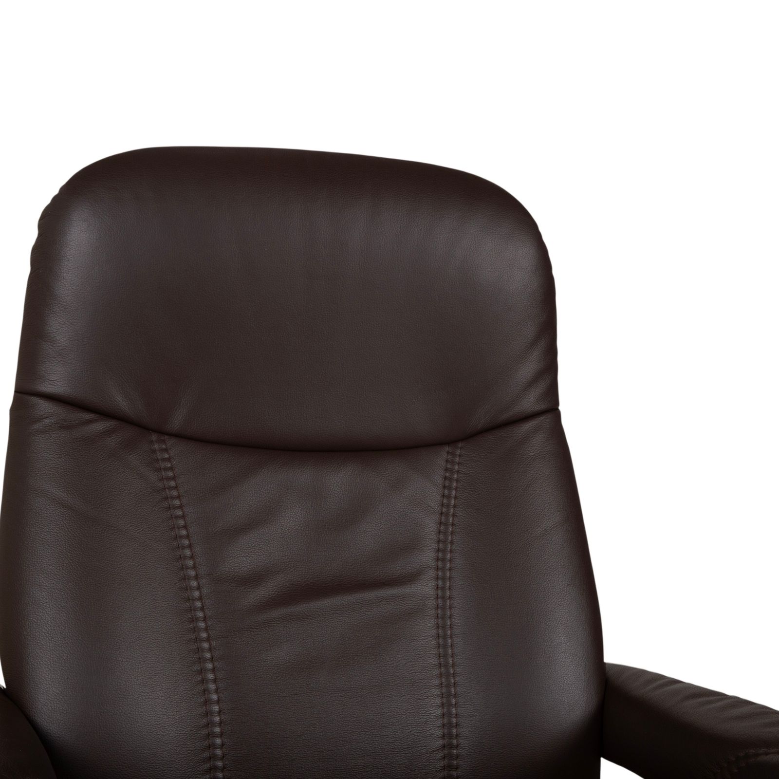 Stressless Consul Fauteuil Set, Leer en Hout, Bruin Mokka, met Kantelfunctie photo vintage