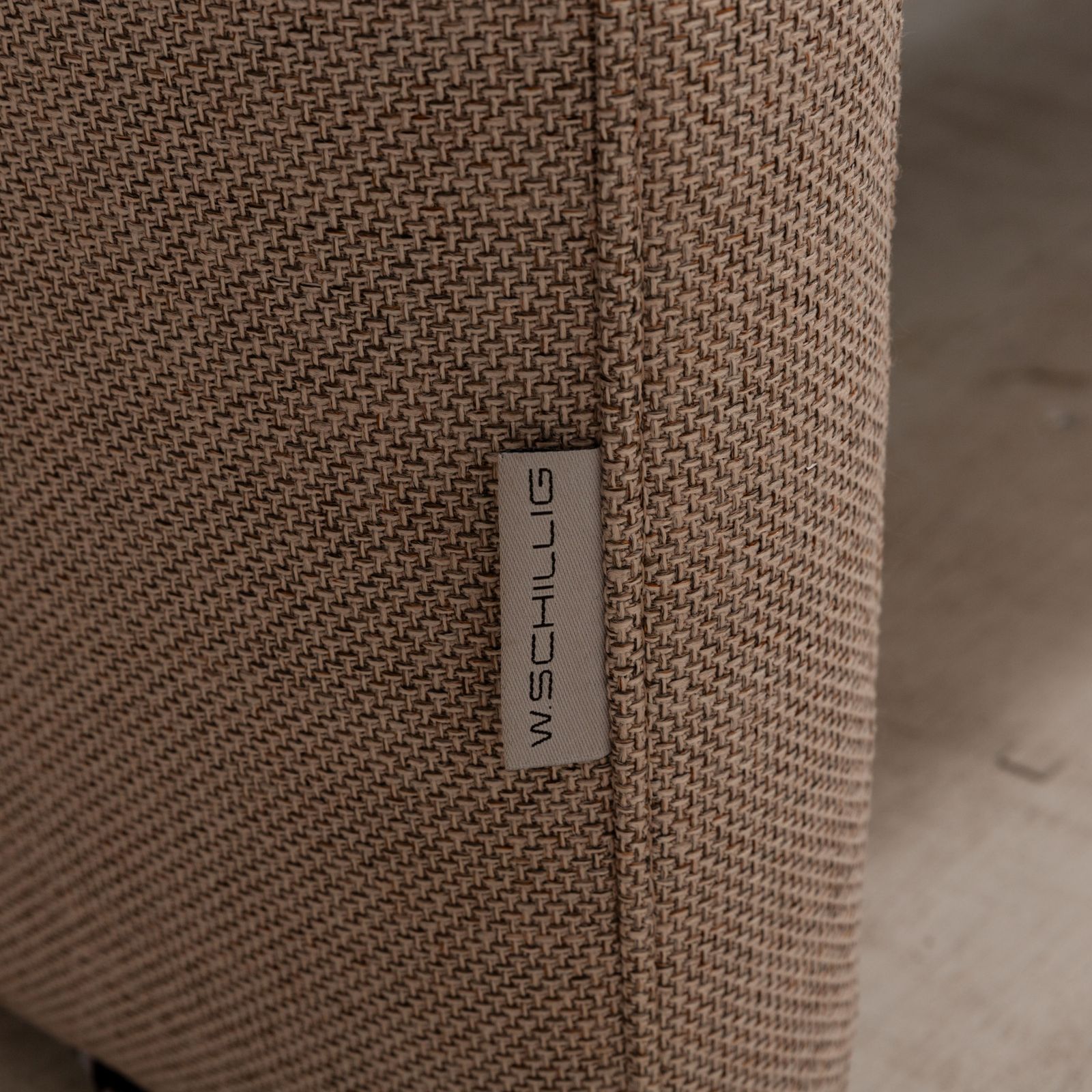 photo furniture Ensemble de canapés Willi Schillig en tissu beige, trois places