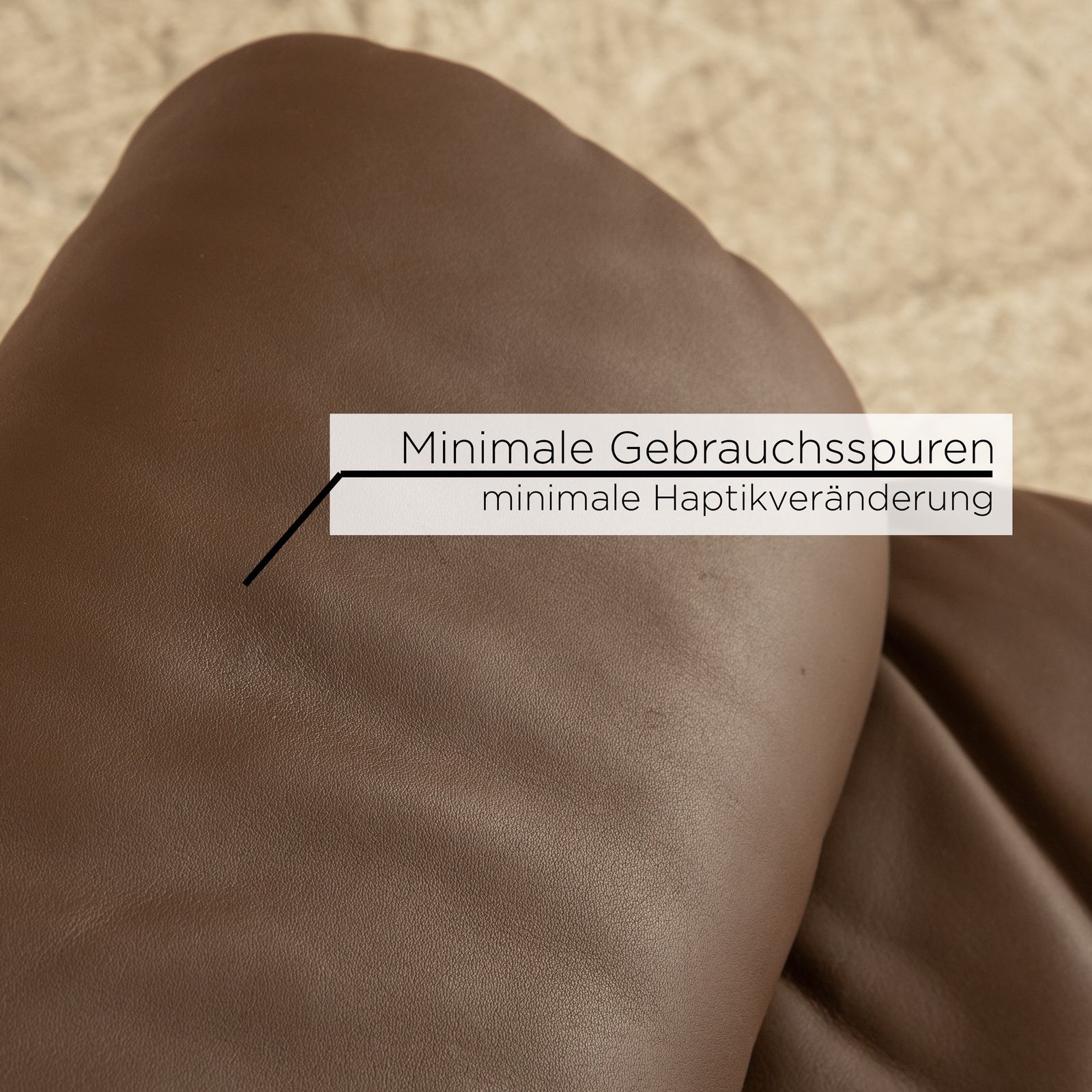 photo furniture De Sede Ds 14 Leather Sofa Set Brown Taupe