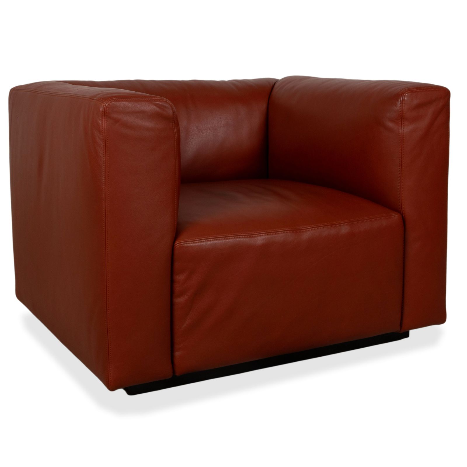 Walter Knoll Living Landscape Set 2x 755 Leather Fauteuils Rood photo for sale