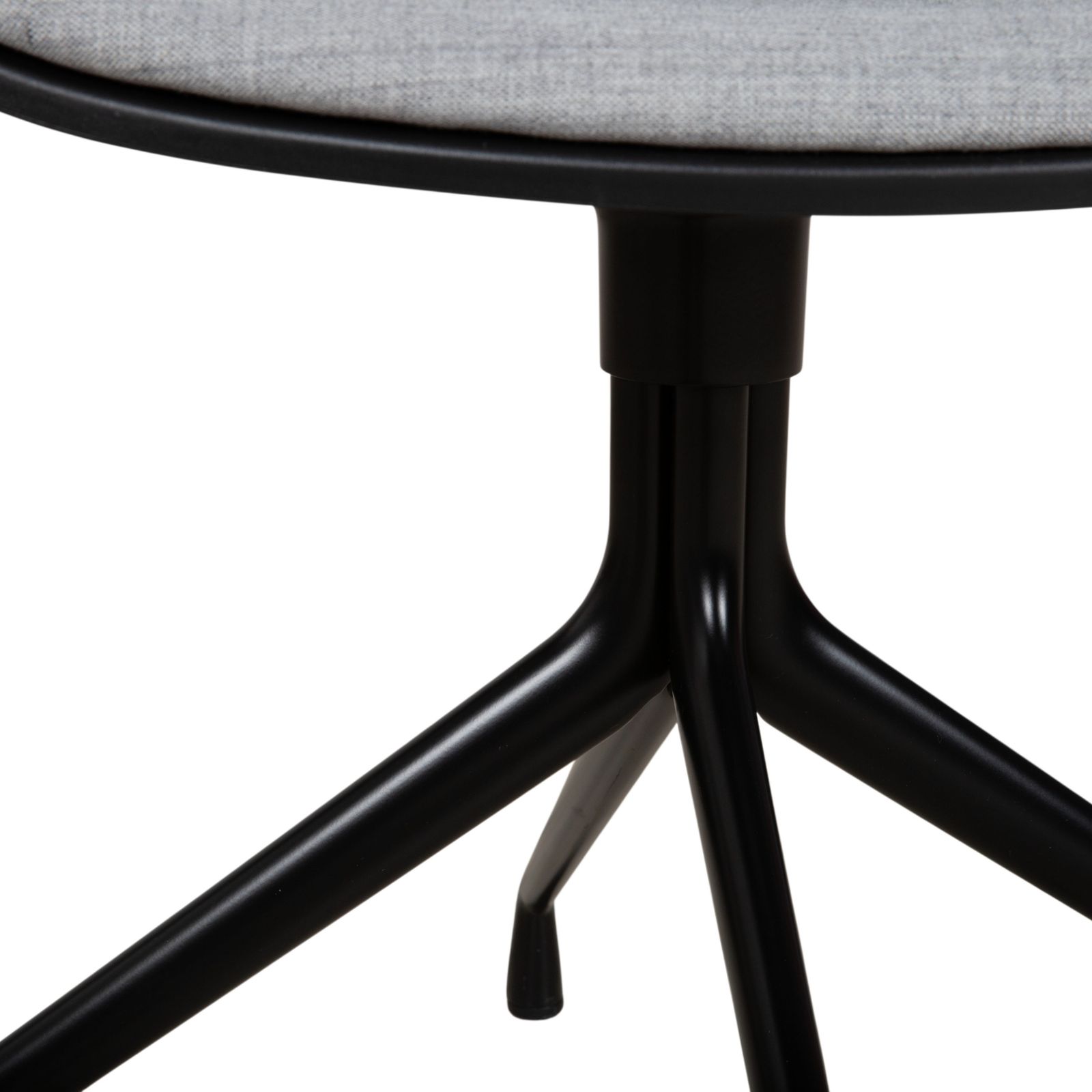 Set van 8 Hay Aac20 Plastic Chairs, grijs en zwart, manuele functie photo vintage