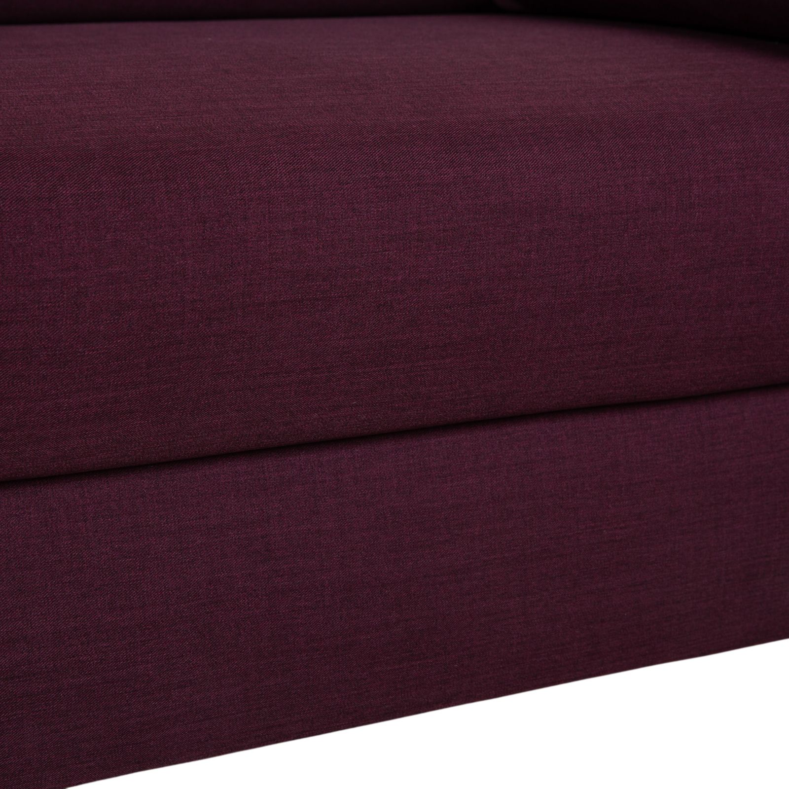 Ewald Schillig Flex Plus Fabric Three Seater With Ottoman, Purple, Aubergine, Red photo vinterior