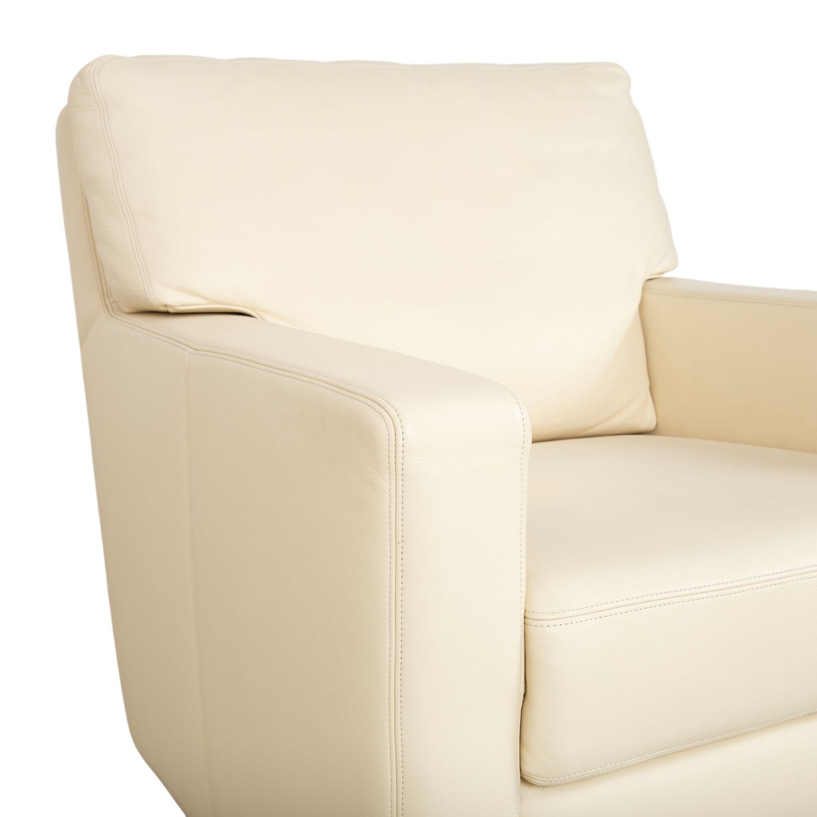 Musterring Leather Armchair Cream Beige Off White photo vintage