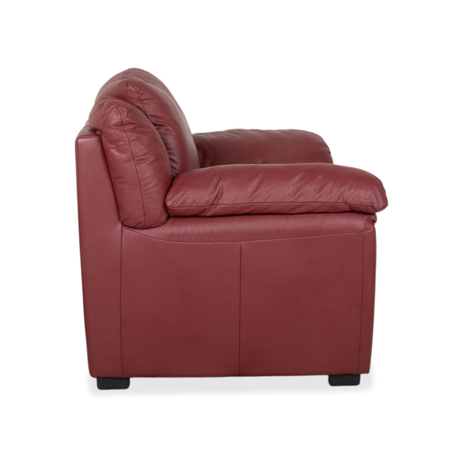 photo for sale Ensemble de 2 fauteuils en cuir rouge Natuzzi
