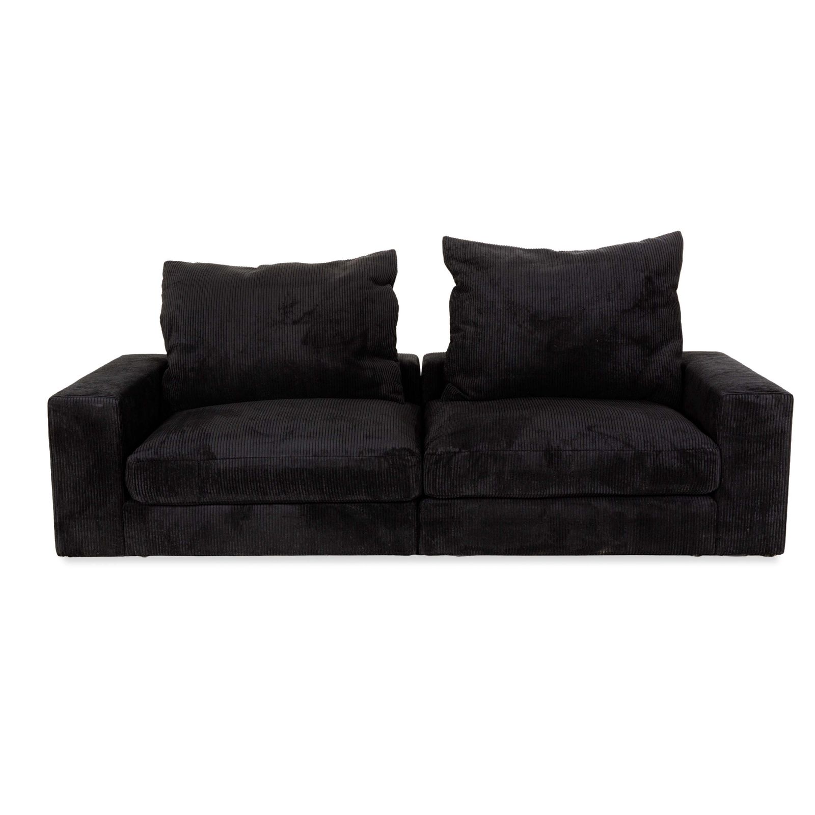 photo for sale Mycs Flayr Fabric Four Seater Incl. Stool Black Couch