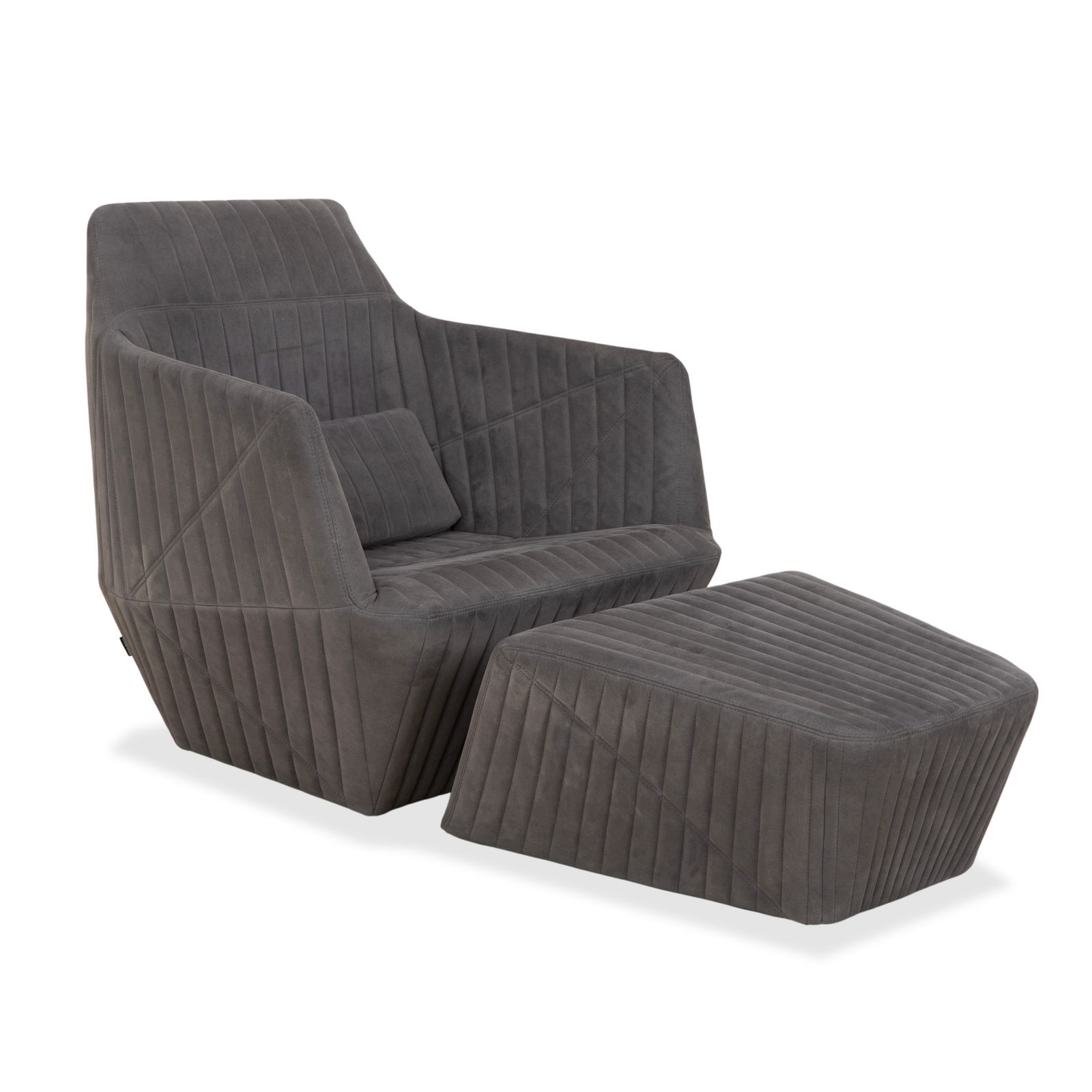 Ligne Roset Facet Fabric Fauteuil Set Grijs