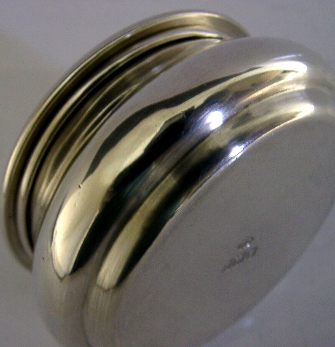 Zeldzame sterling zilveren lavendeldoos, 1904, antiek, dame golft photo buy