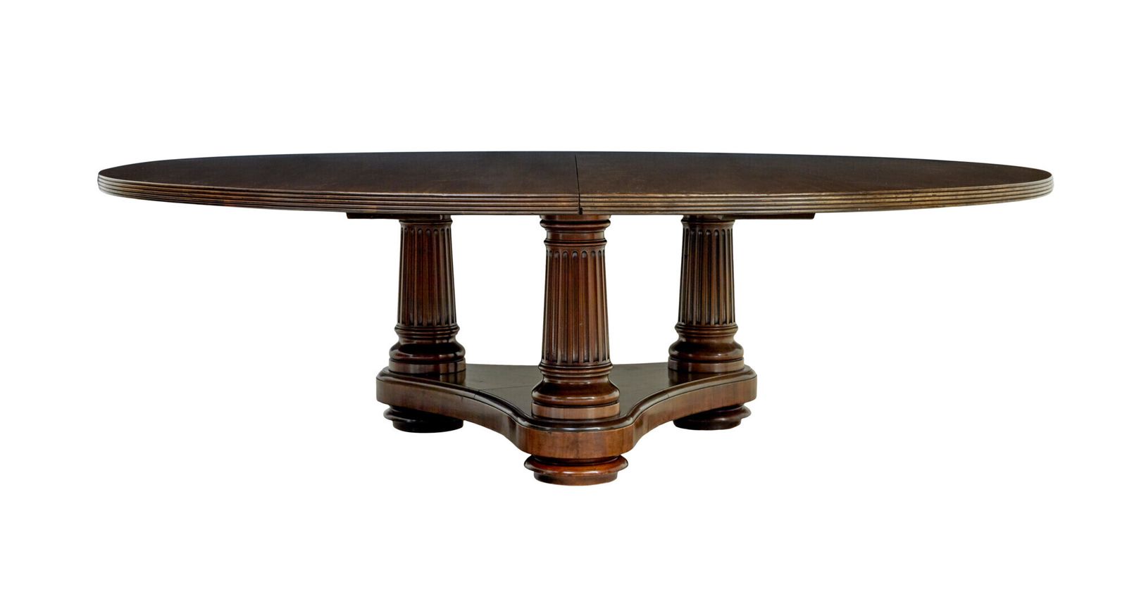 Mid-19e-eeuwse Victoriaanse eettafel van grote afmetingen