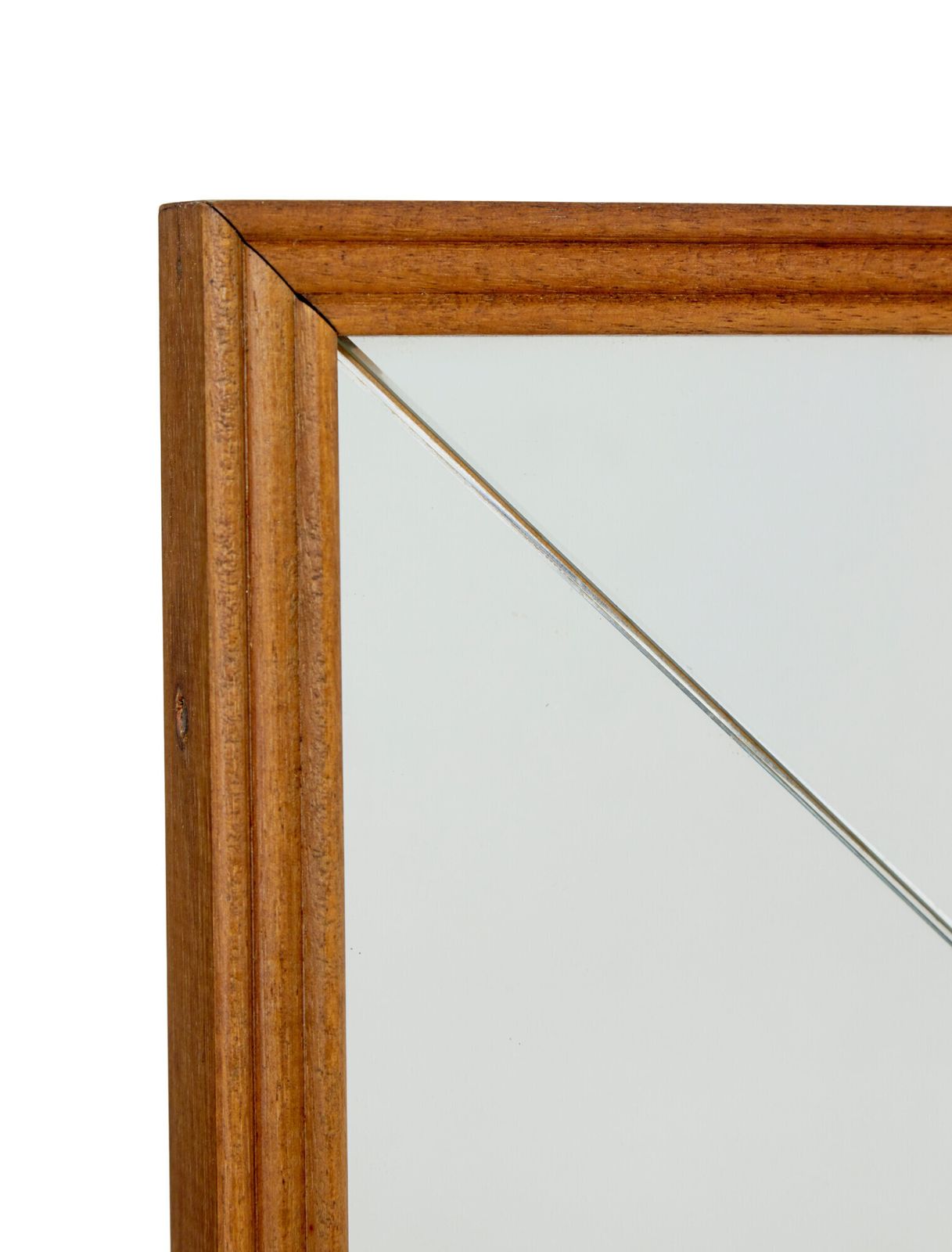 Grote Zweedse Mid-Century Harlequin Spiegel photo Woonaccessoires