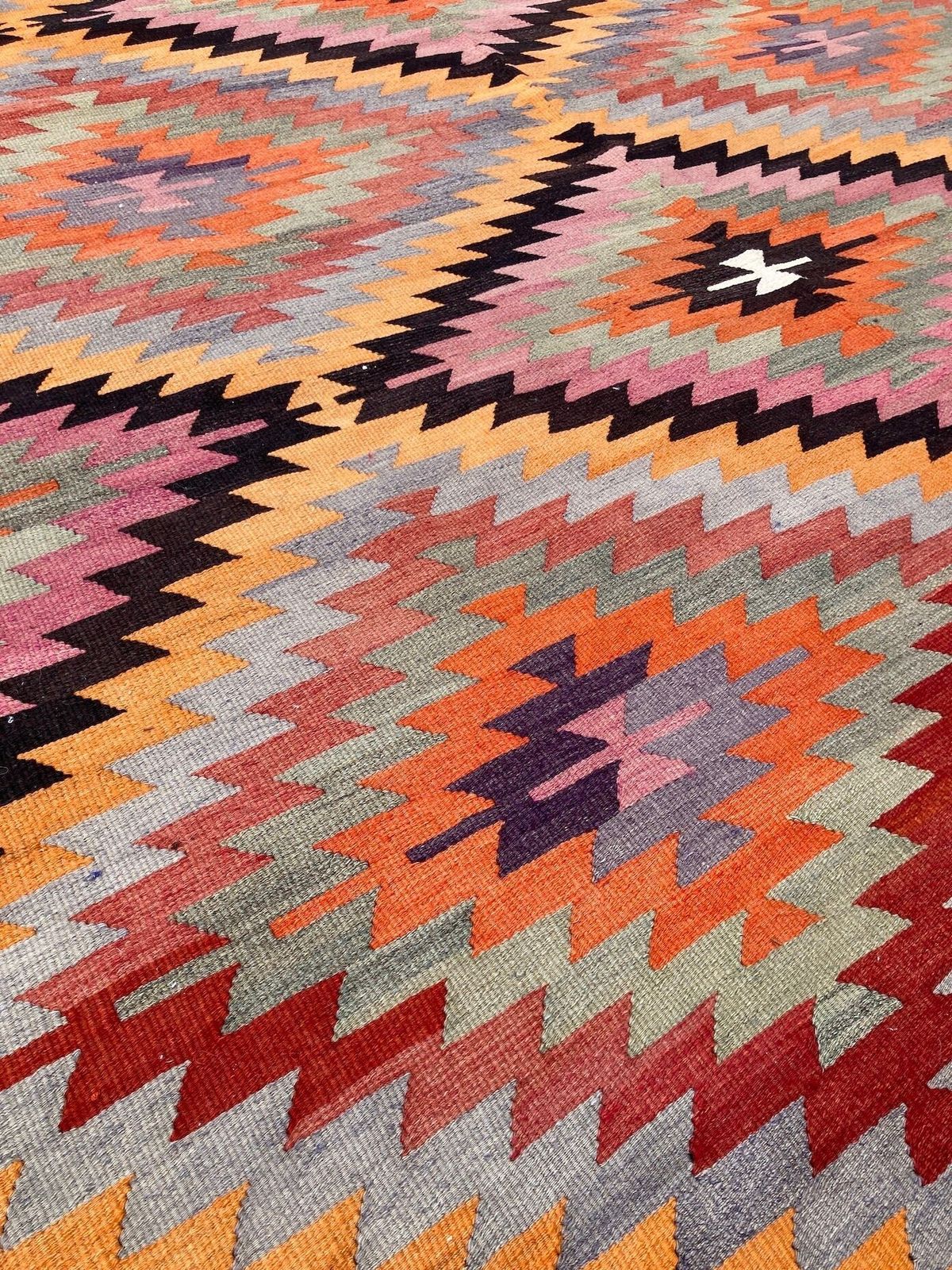 photo vinterior Vintage Anatolisch Kilim 2,75m x 1,97m