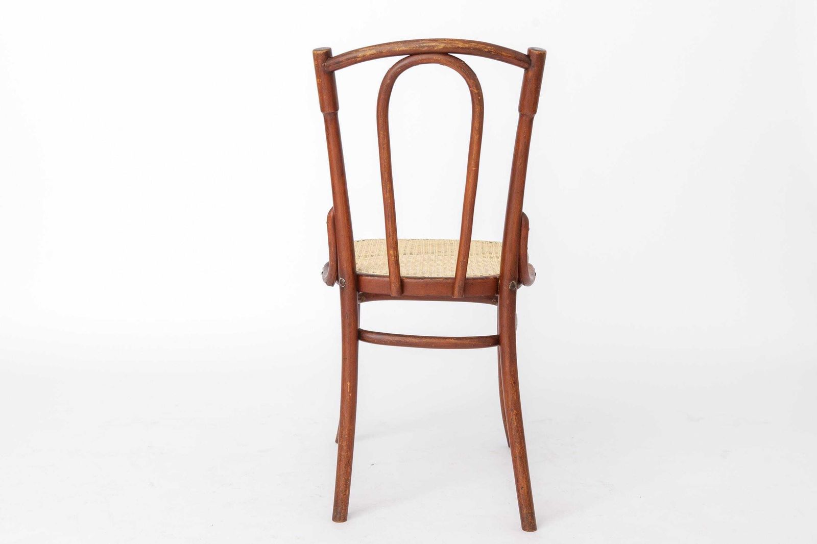 Antieke buighouten stoel in de stijl van Thonet No. 56 | Oostenrijkse rotanstoel | jaren 1930 photo buy