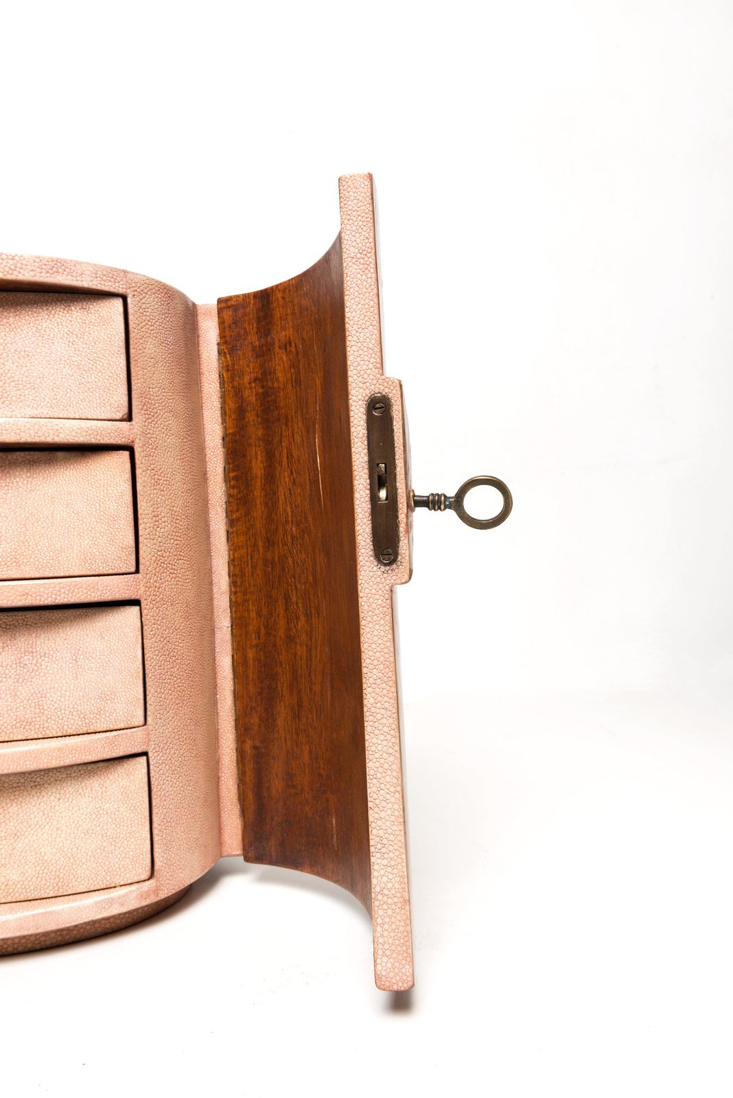 Splendid Shagreen Jewellery Cabinet By R&Y Augousti, Paris photo Furniture