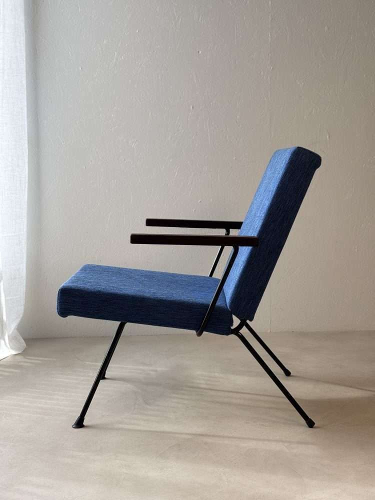 Gispen Fauteuil 1409 André Cordemeyer Petrol Blauw jaren 1960 photo buy