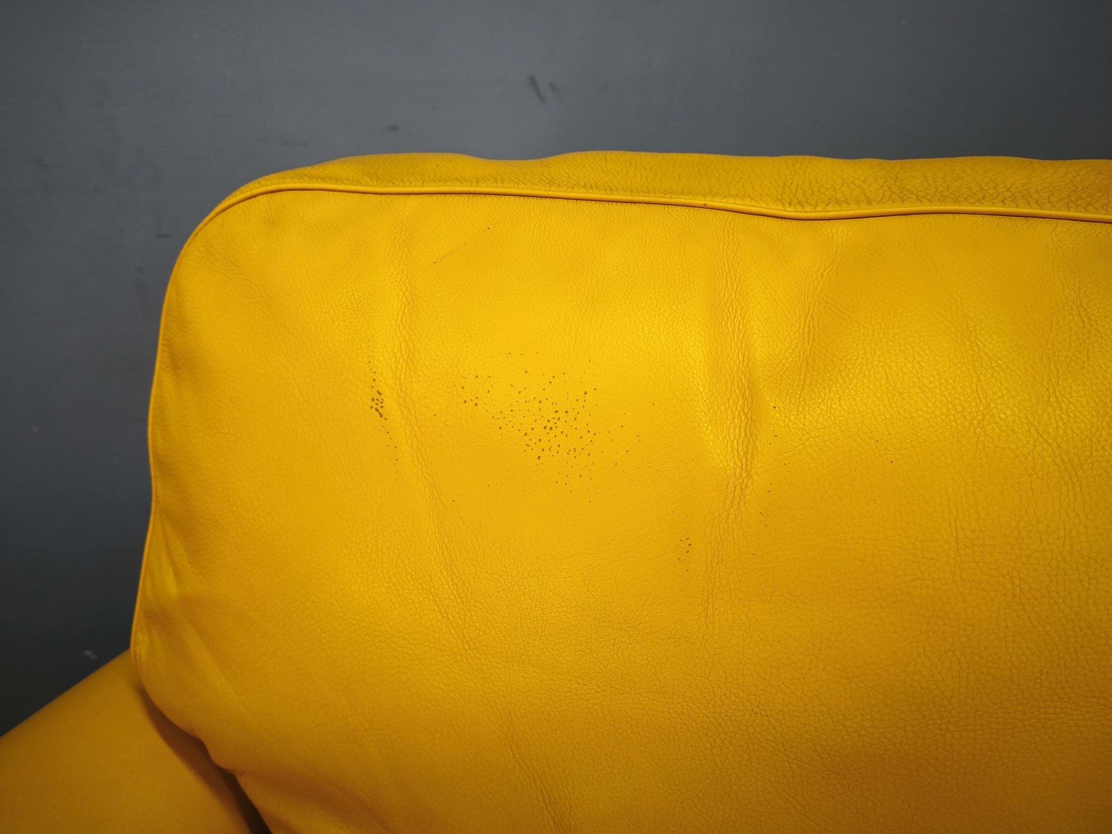 photo buy Pair Of Poltrona Frau George Leather Sofas, Italy, 1992