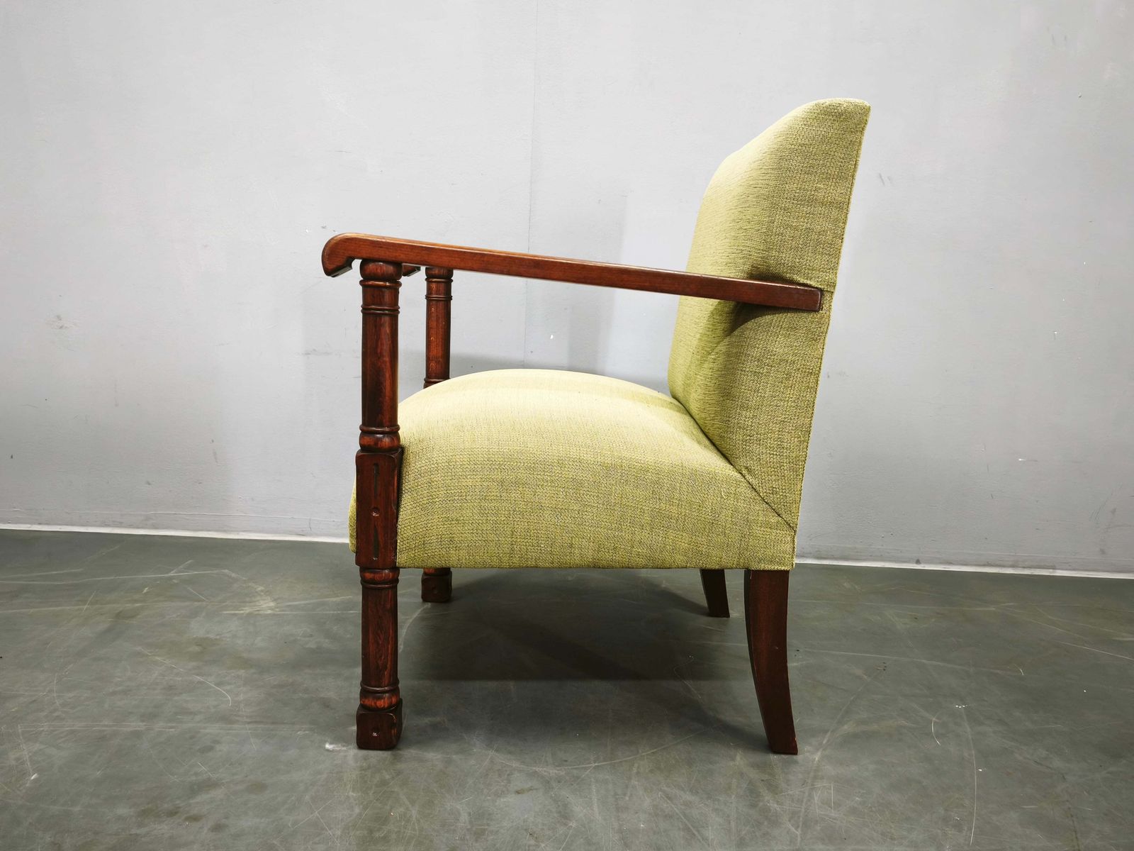 Art Deco Fauteuil in Beukenhout, Tsjechoslowakije, ca. 1935-1945 photo furniture