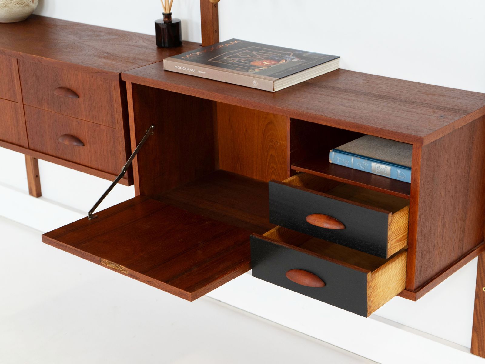 photo for sale Teak Modular Shelving Unit, Danish Design, 1960s, Made In Denmark