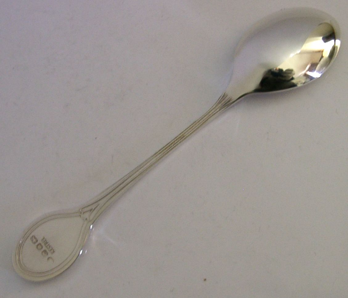 Zwaar 27g massief sterling zilver Kestrel lepel Londen 1975 vogel dier photo Woonaccessoires